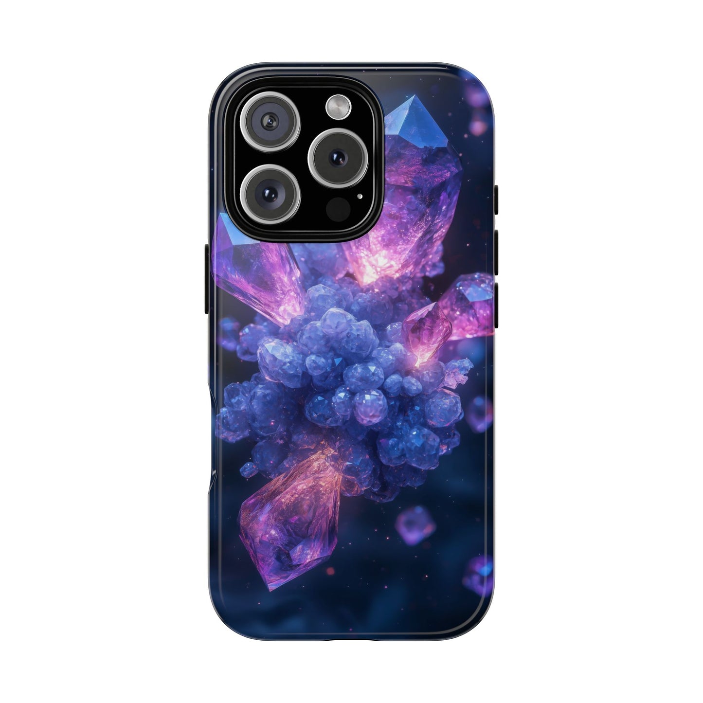 Cosmic Amethyst Crystal Phone Case for iPhone, Samsung & Google Pixel