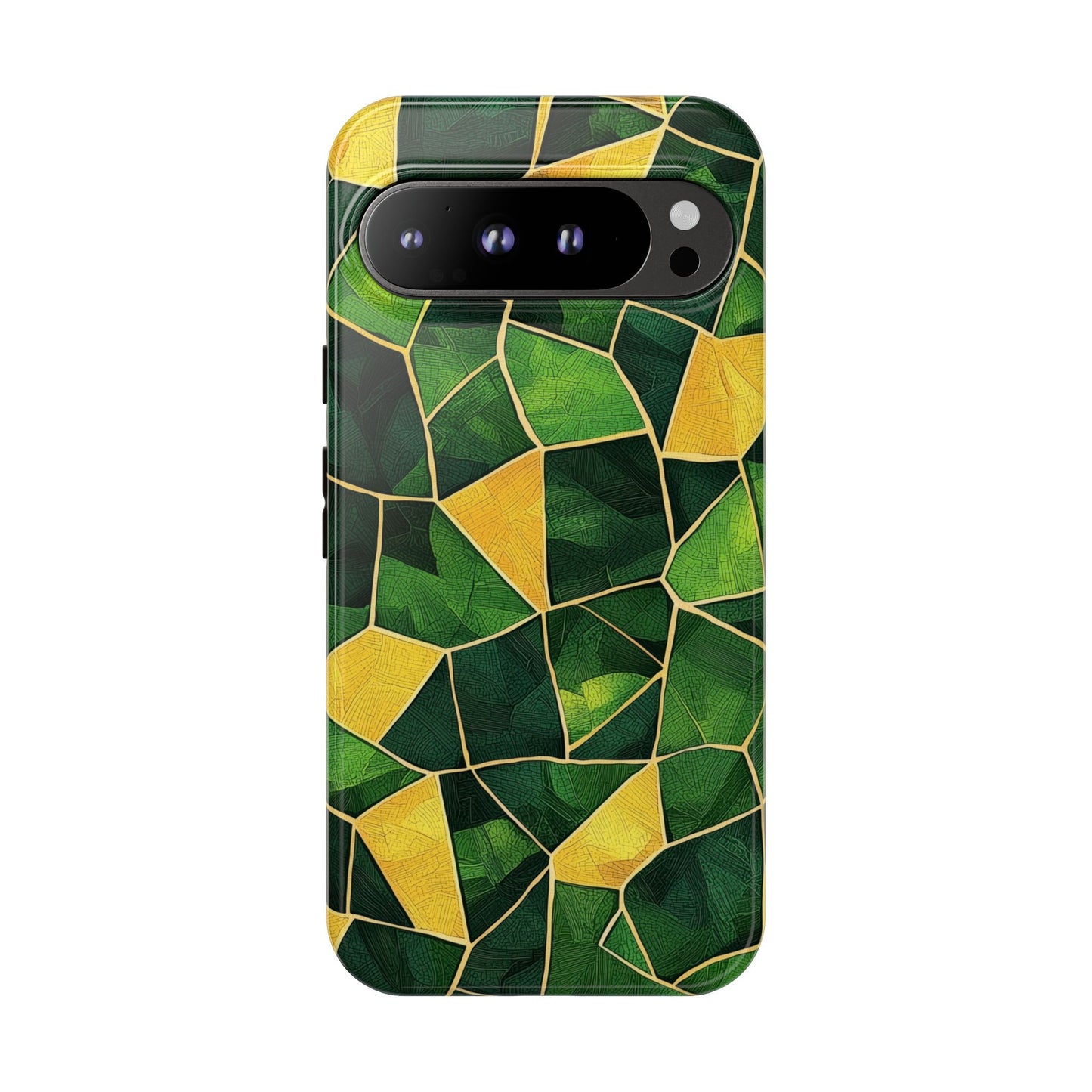 Intricate Turtle Shell Mosaic Phone Case for iPhone, Samsung & Google Pixel