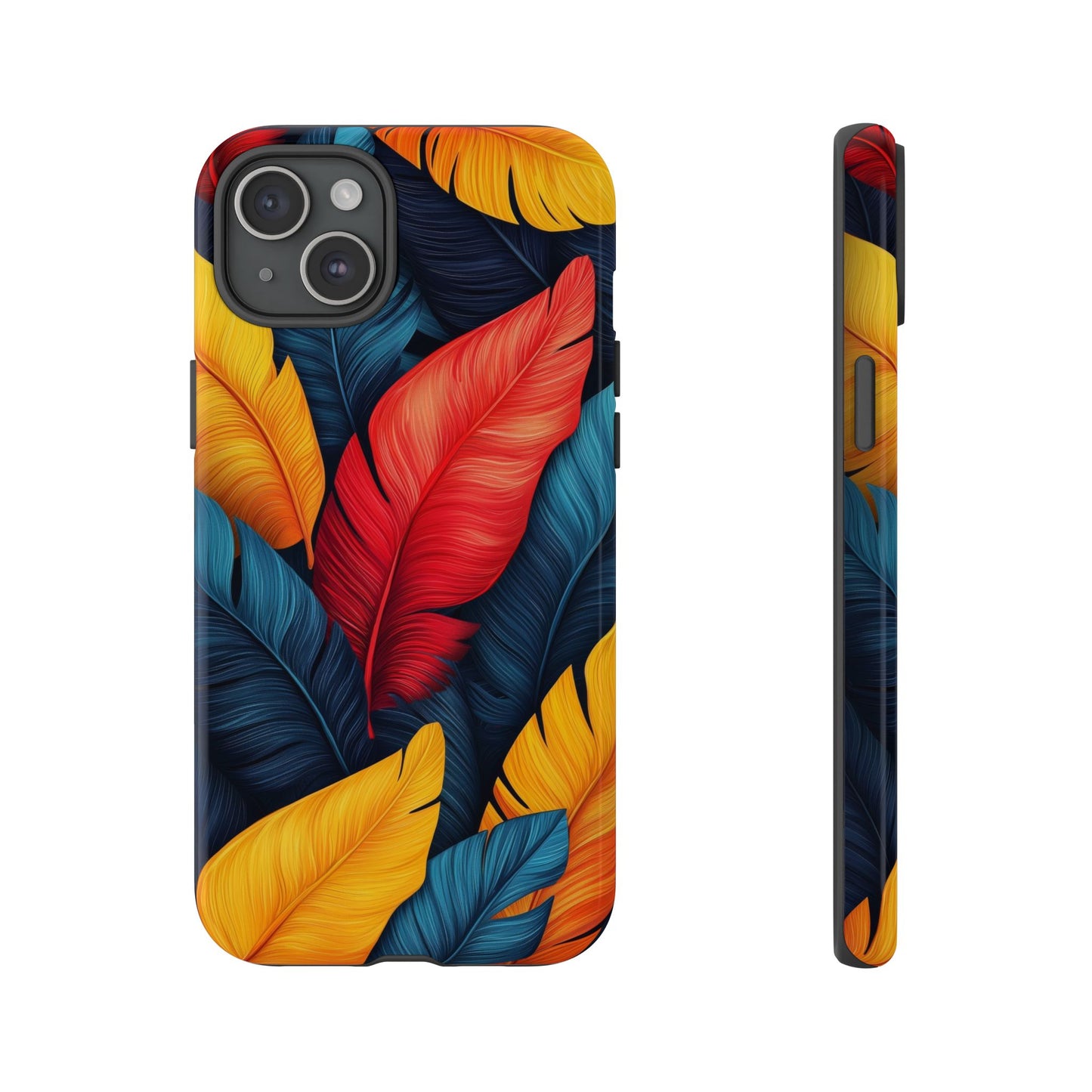 Jungle Toucan Feathers Phone Case β Vibrant & Unique for iPhone, Pixel & Samsung