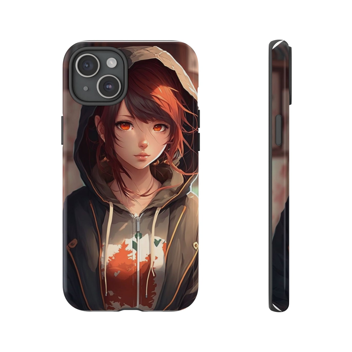 Anime Girl Phone Case - Cute Aesthetic Cover for iPhone, Samsung & Google Pixel, Girly Phone Case, Kawaii Lover Gift