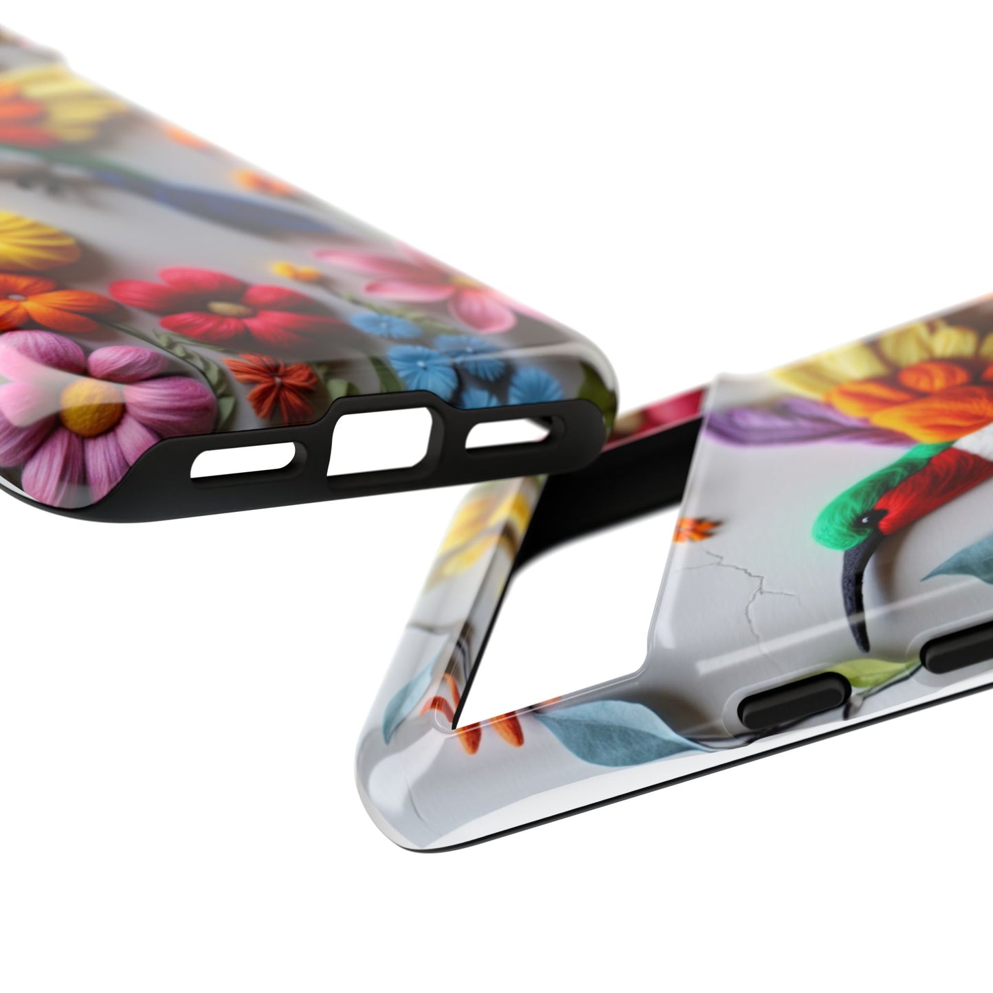Elegant Hummingbird with Floral Mosaic Design | Nature's Artistic Vibes | Pixel 8 pro