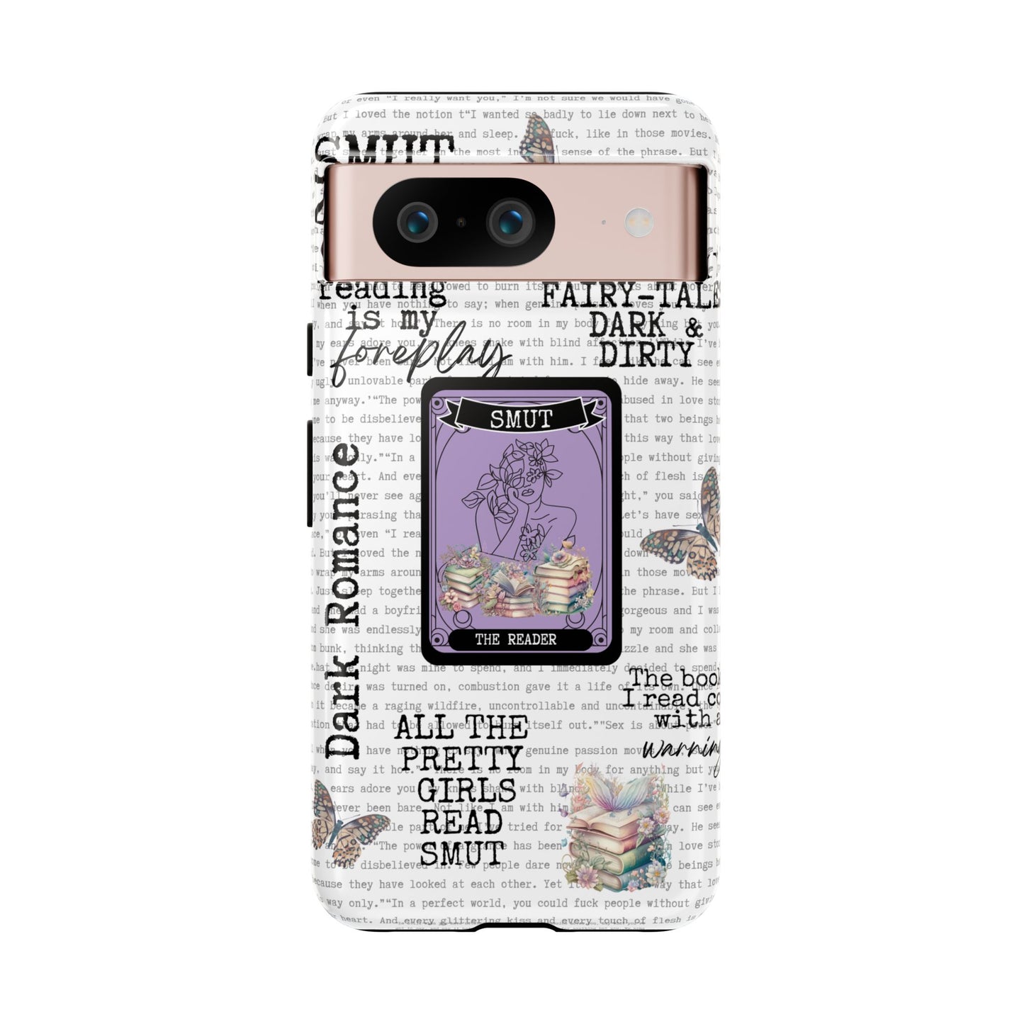 Smut Queen Phone Case β iPhone, Samsung & Google Pixel Cute Bookish Cover, Book Lover Gift