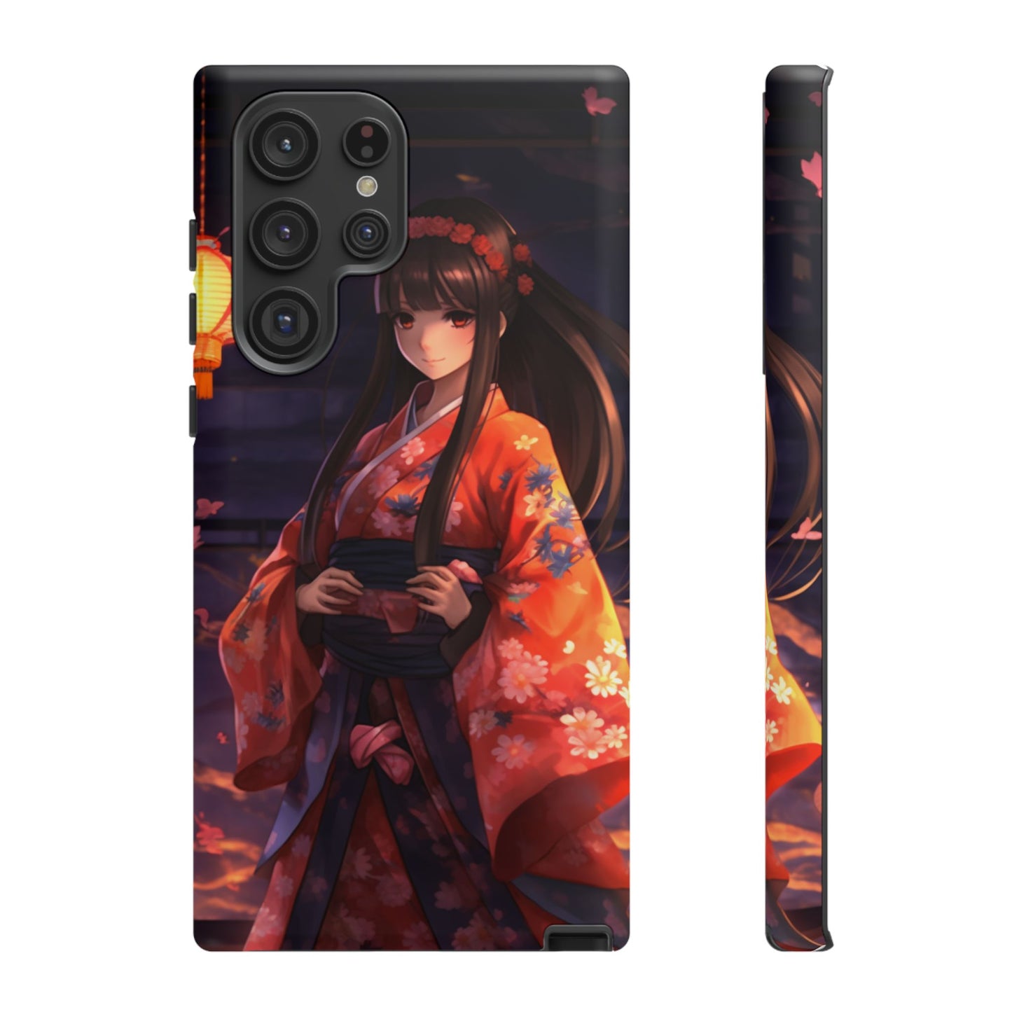 Anime Girl Phone Case - Cute Aesthetic Cover for iPhone, Samsung & Google Pixel, Girly Phone Case, Kawaii Phone Case, Anime Lover Gift