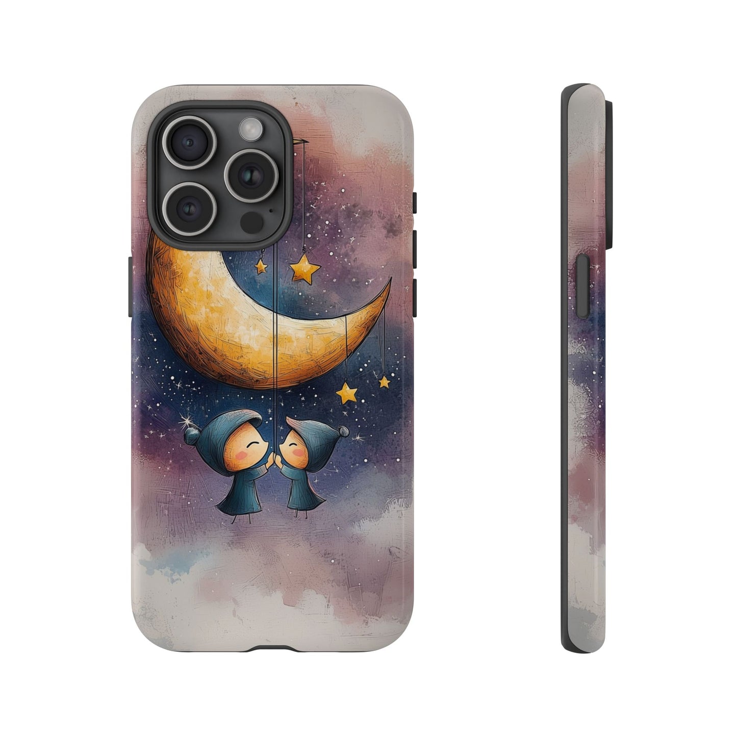 Dreamy Moonlight Duo Phone Case for iPhone, Samsung, Google Pixel
