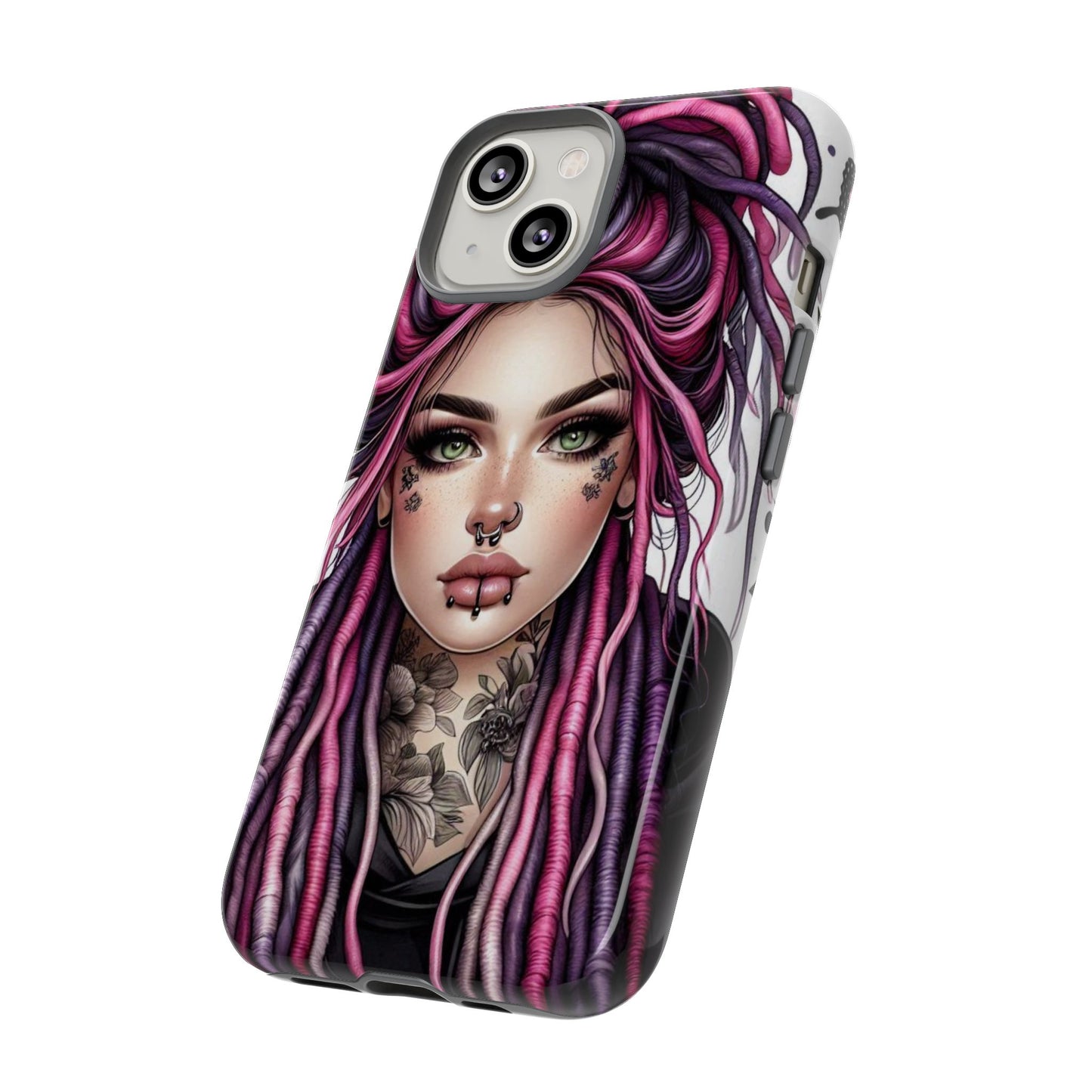 Neon Gothic Beauty Mobile Case