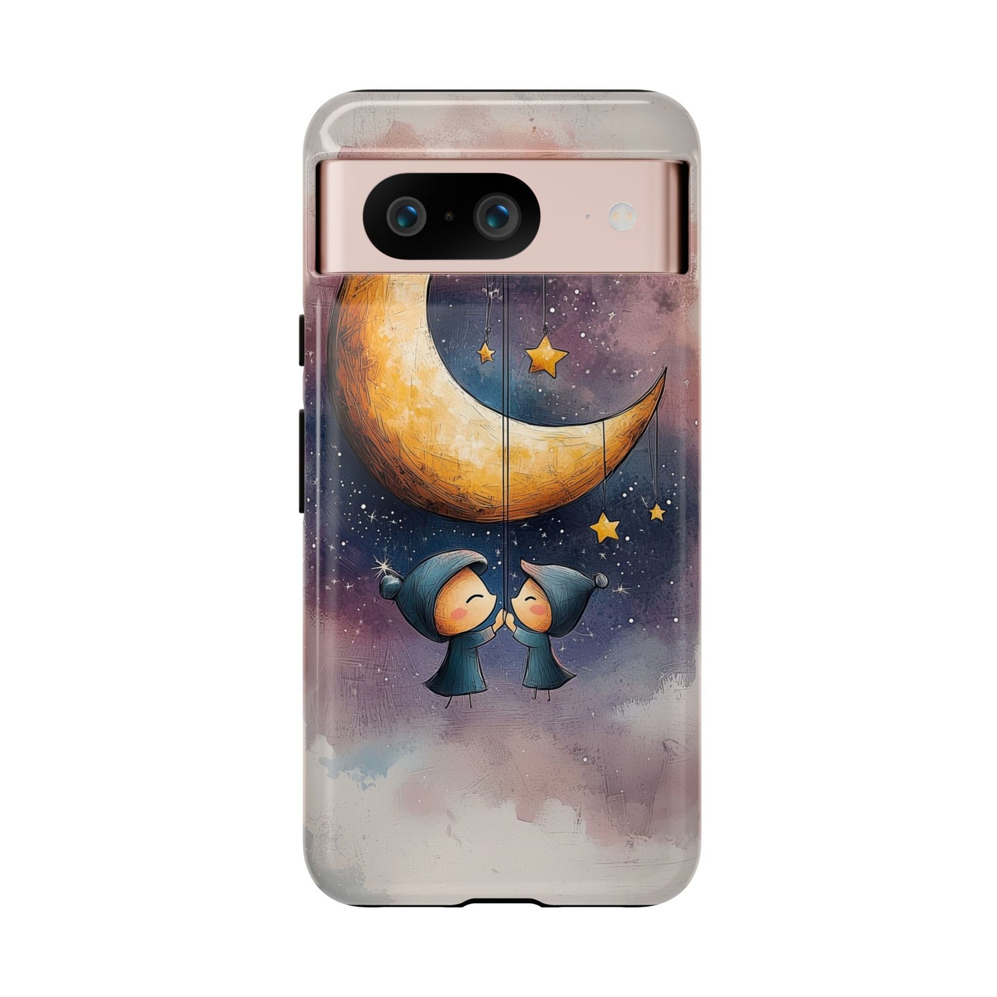 Dreamy Moonlight Duo Phone Case for iPhone, Samsung, Google Pixel