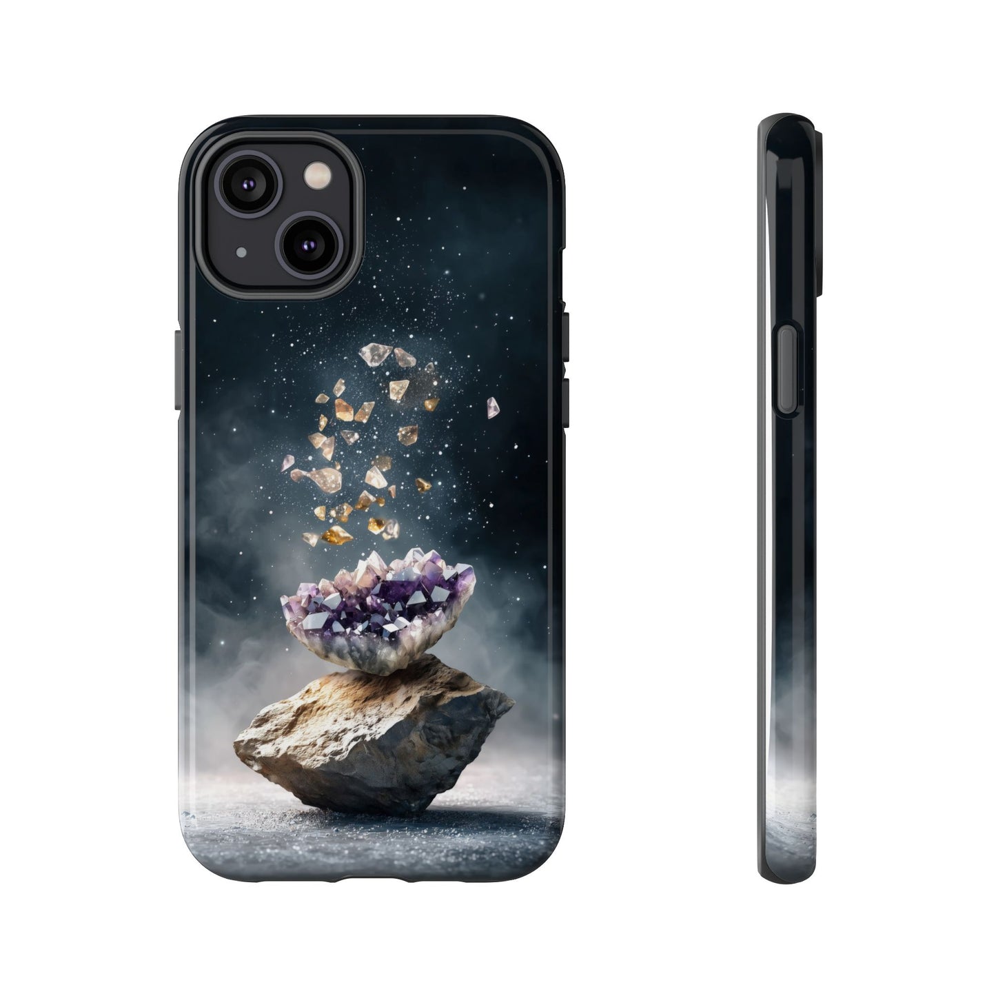 Mystic Amethyst Stones Phone Case for iPhone, Samsung & Google Pixel