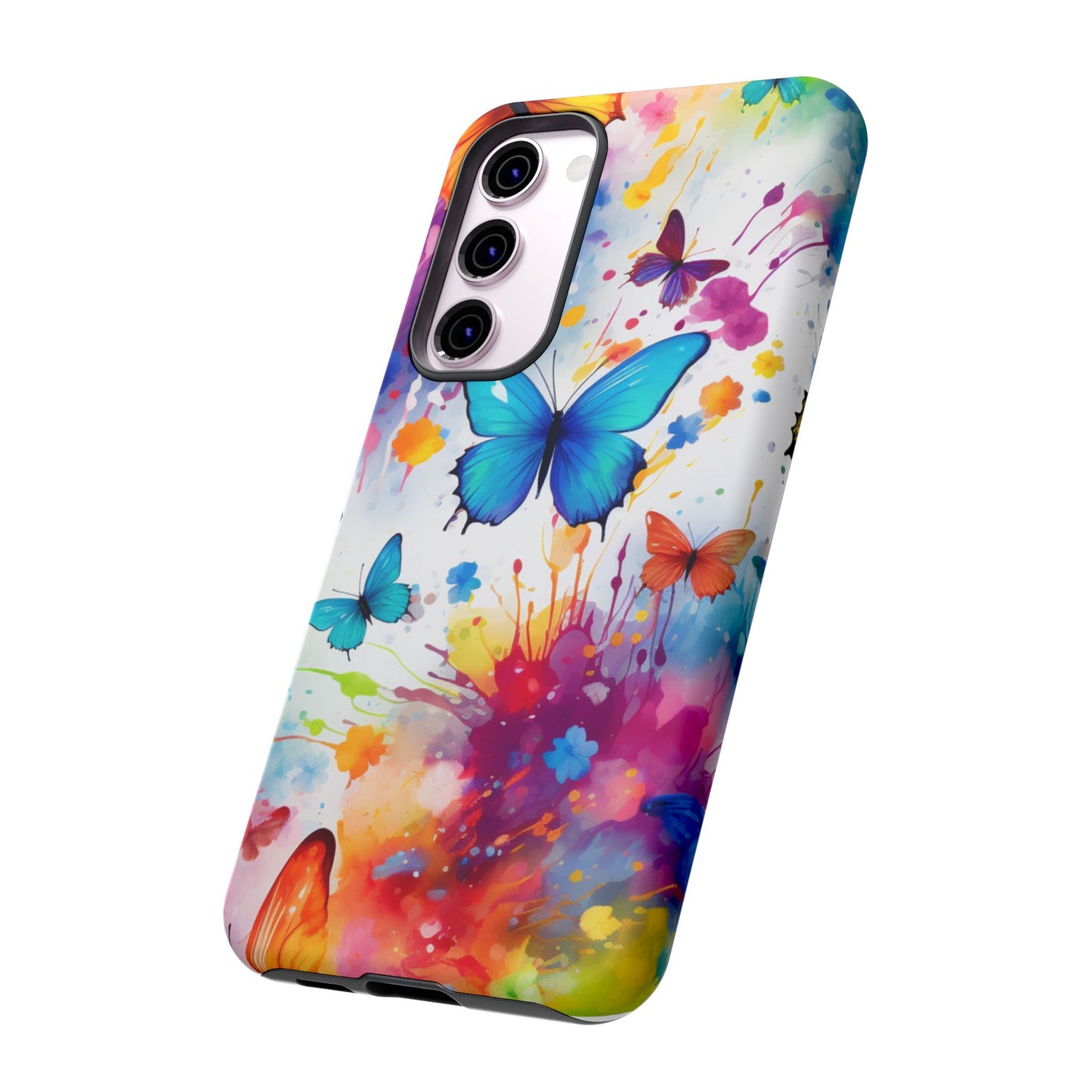 Vibrant Watercolor Butterfly Mobile Case