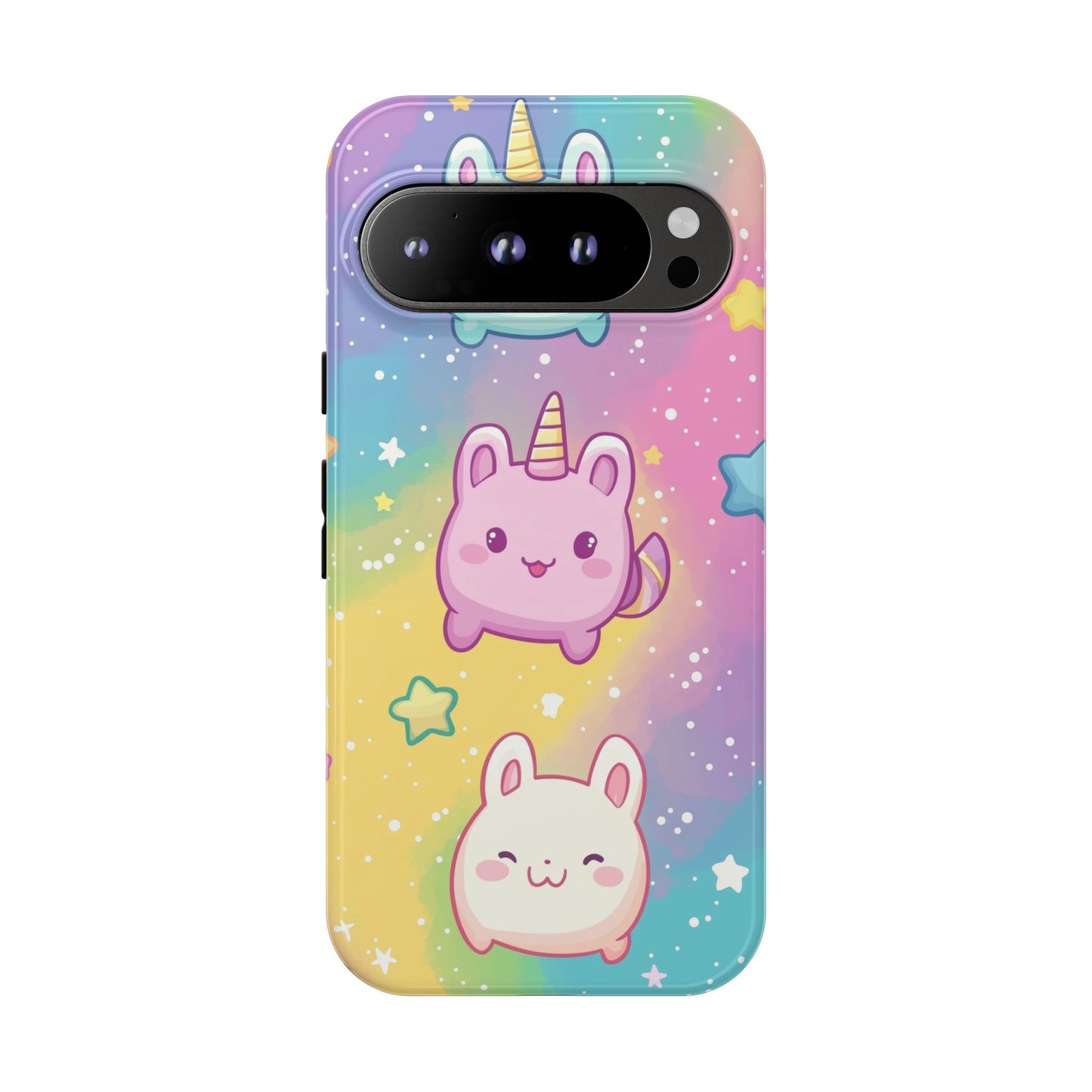 Pastel Unicorn Bunny Anime Phone Case for iPhone, Samsung, Google Pixel