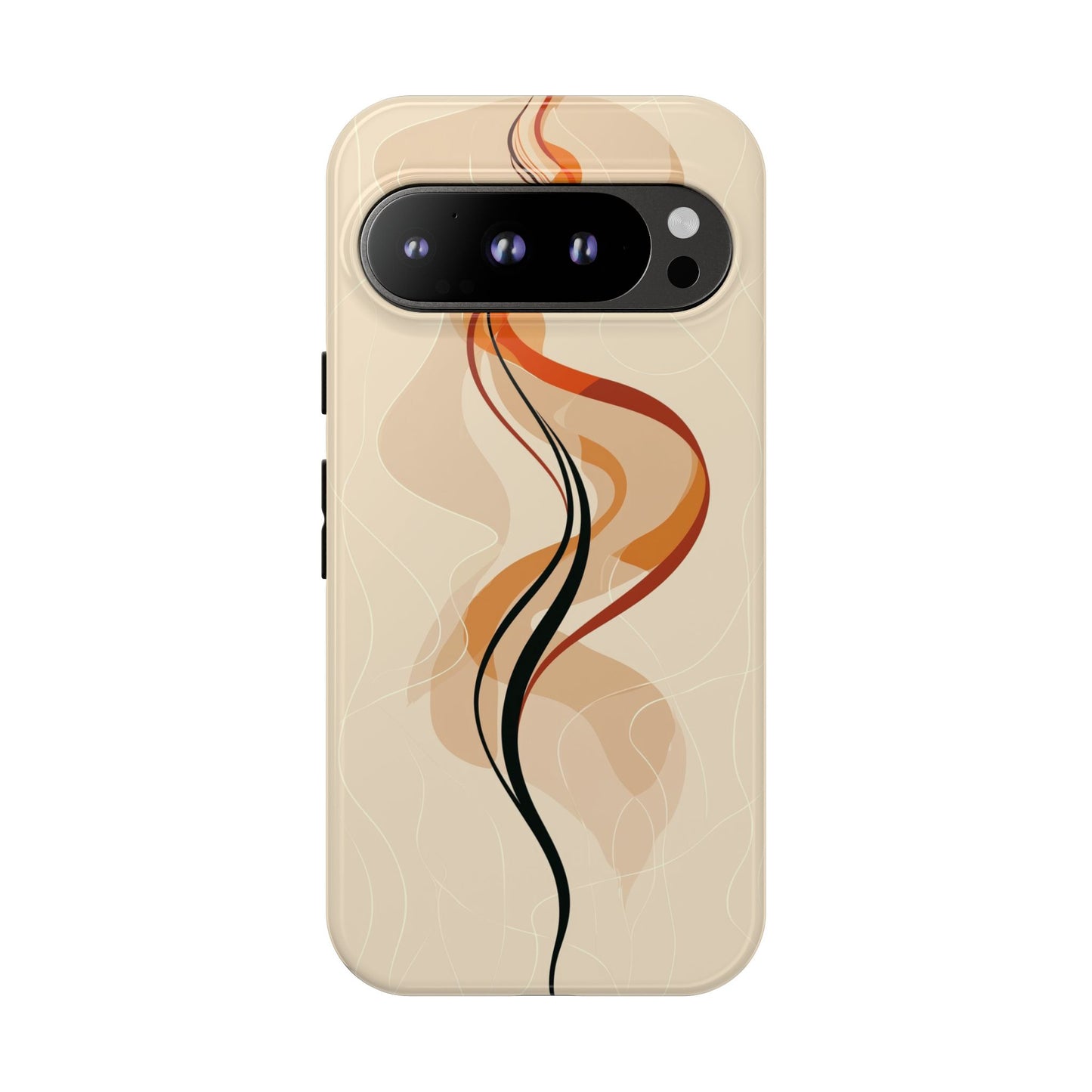 Feminine Flame: Abstract Grace Phone Case for iPhone, Samsung & Pixel