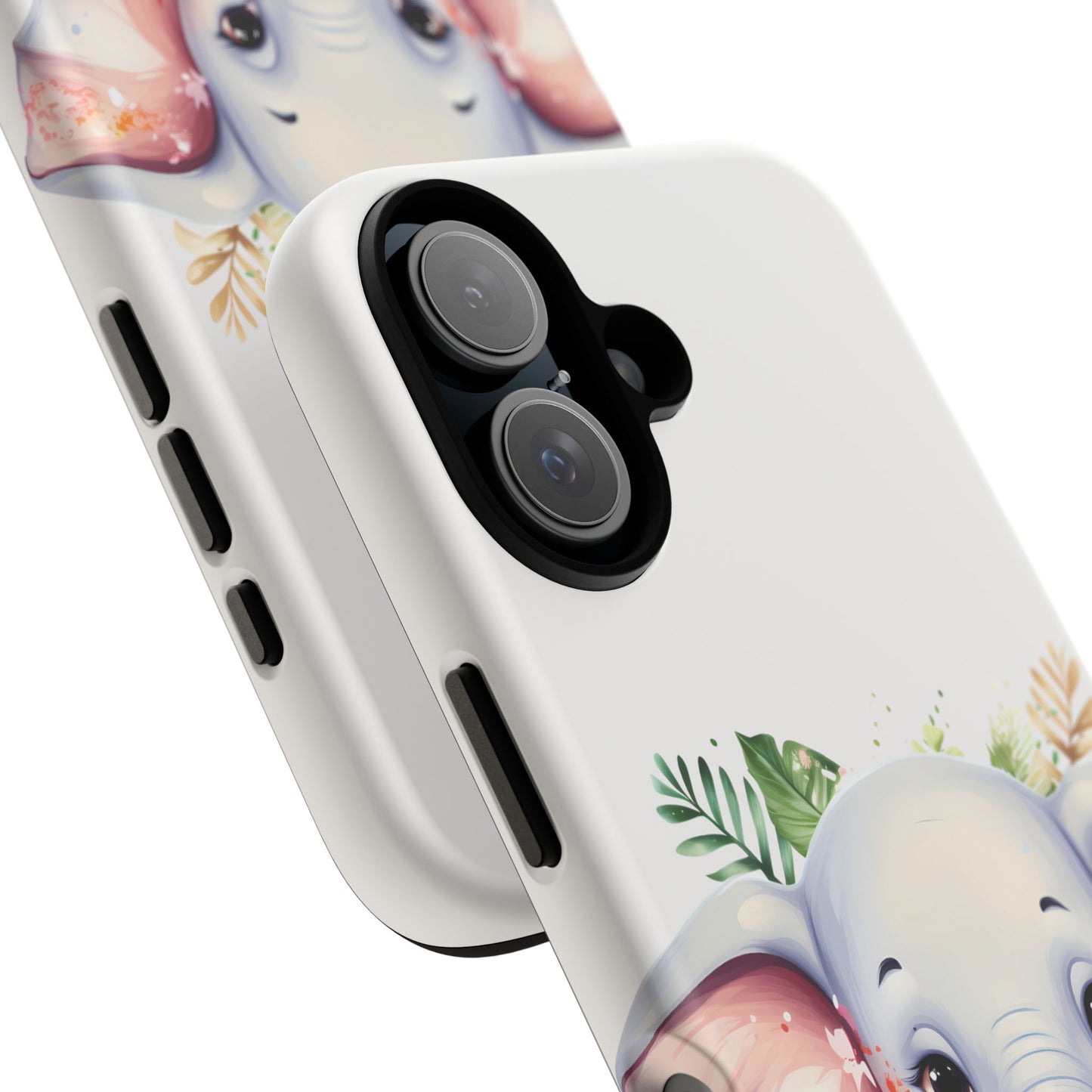 Adorable Baby Elephant Mobile Cover – Floral Fantasy Art