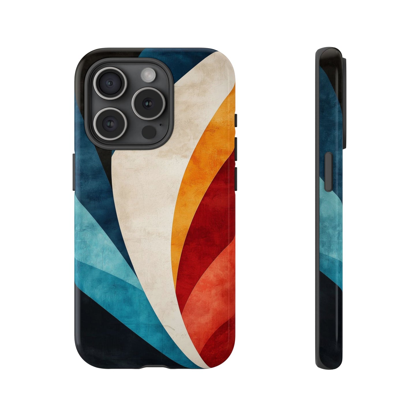 Retro Surge – Vintage Vibes Abstract Phone Case for iPhone, Samsung & Pixel