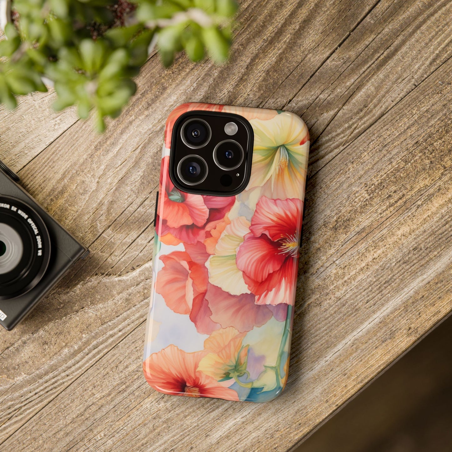 Floral Harmony Watercolor Mobile Case