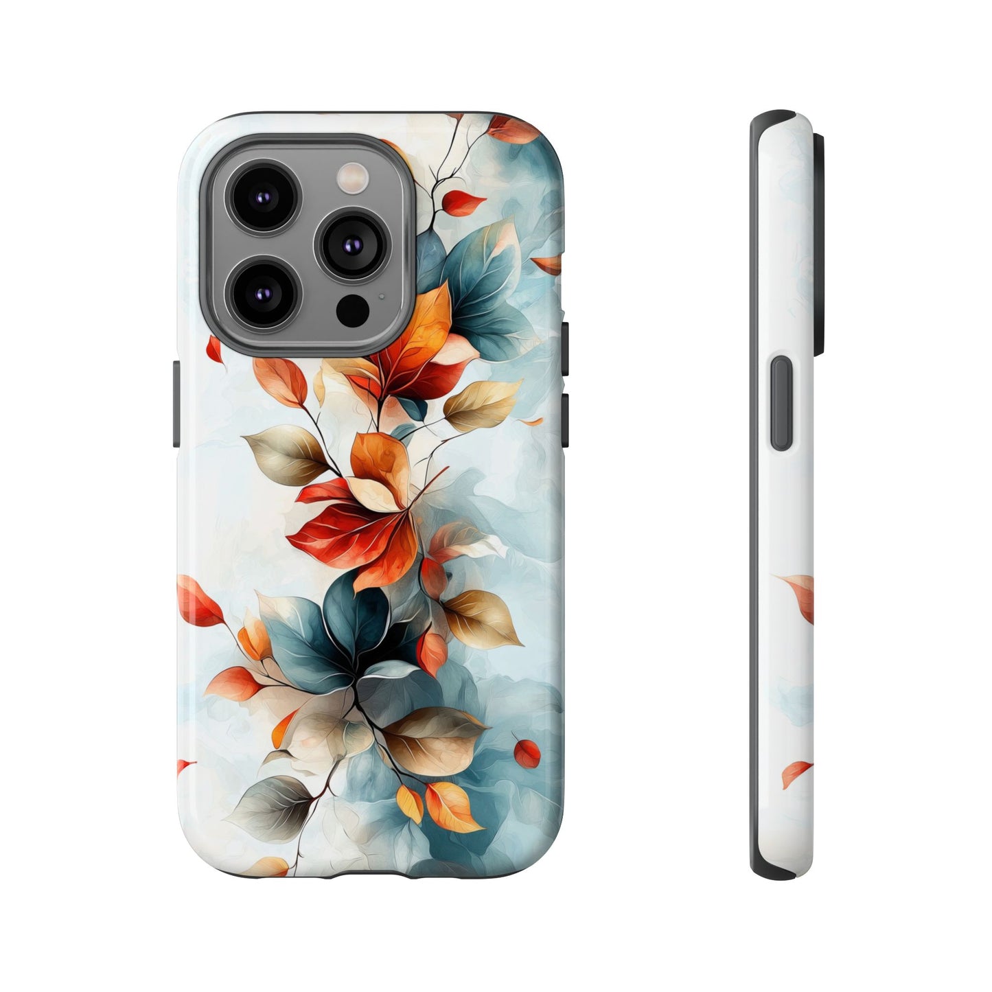 Whispering Leaves | Elegant Watercolor Floral Phone Case