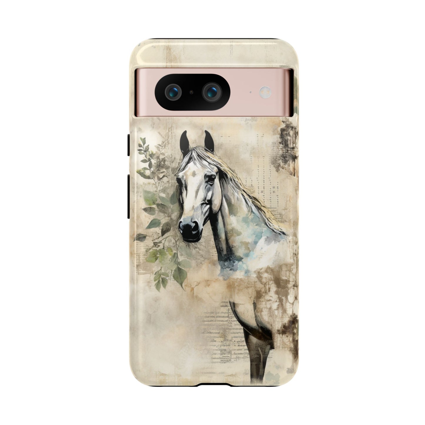 Watercolor Horse Print Phone Case - iPhone, Samsung & Google Pixel Cover - Artistic Equestrian Phone Case, Animal Lover Gift