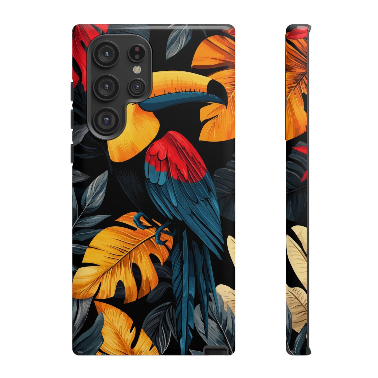 Exotic Toucan Feathers Phone Case – Nature’s Elegance for iPhone, Pixel & Samsung