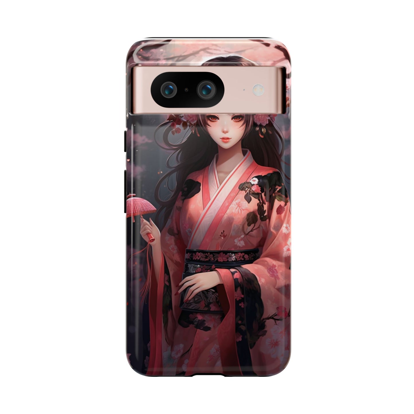 Kawaii Phone Case, Anime Girl Phone Case - Cute Aesthetic Cover for iPhone, Samsung & Google Pixel, Girly Phone Case, Anime Lover Gift