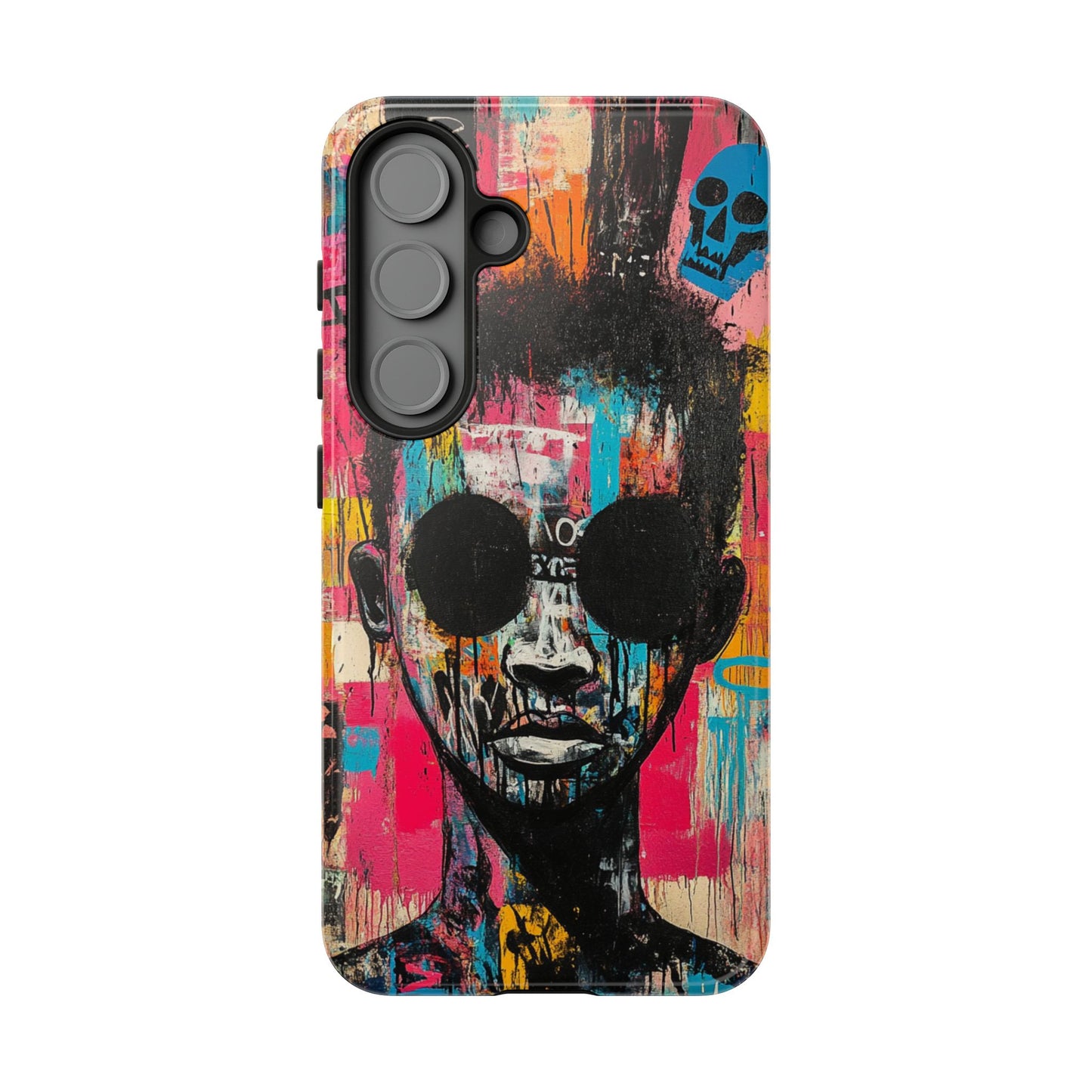 Basquiat Street Art Phone Case – Artistic Phone Protection - iPhone, Samsung & Google Pixel Cover - Artistic Painting Case, Art Lover Gift