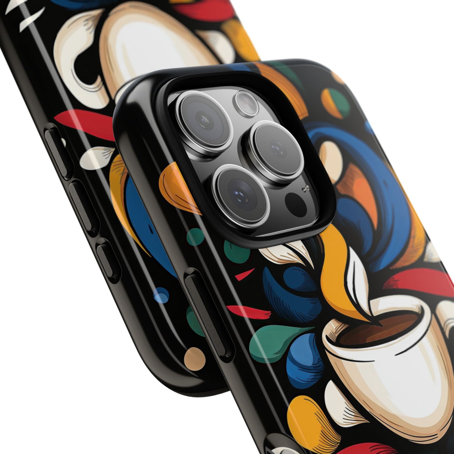 Brewed Blooms – Coffee & Color Floral Case for iPhone, Pixel & Samsung