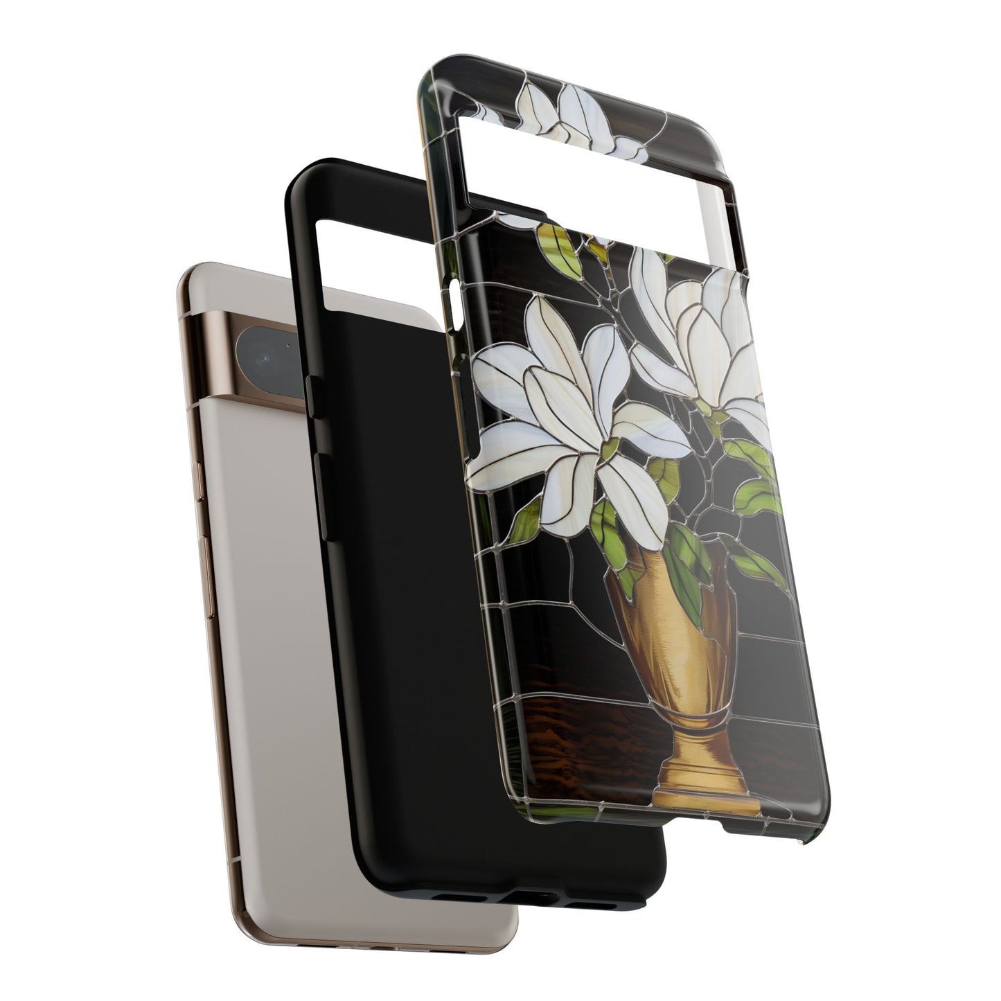 Stained Glass Floral Phone Case