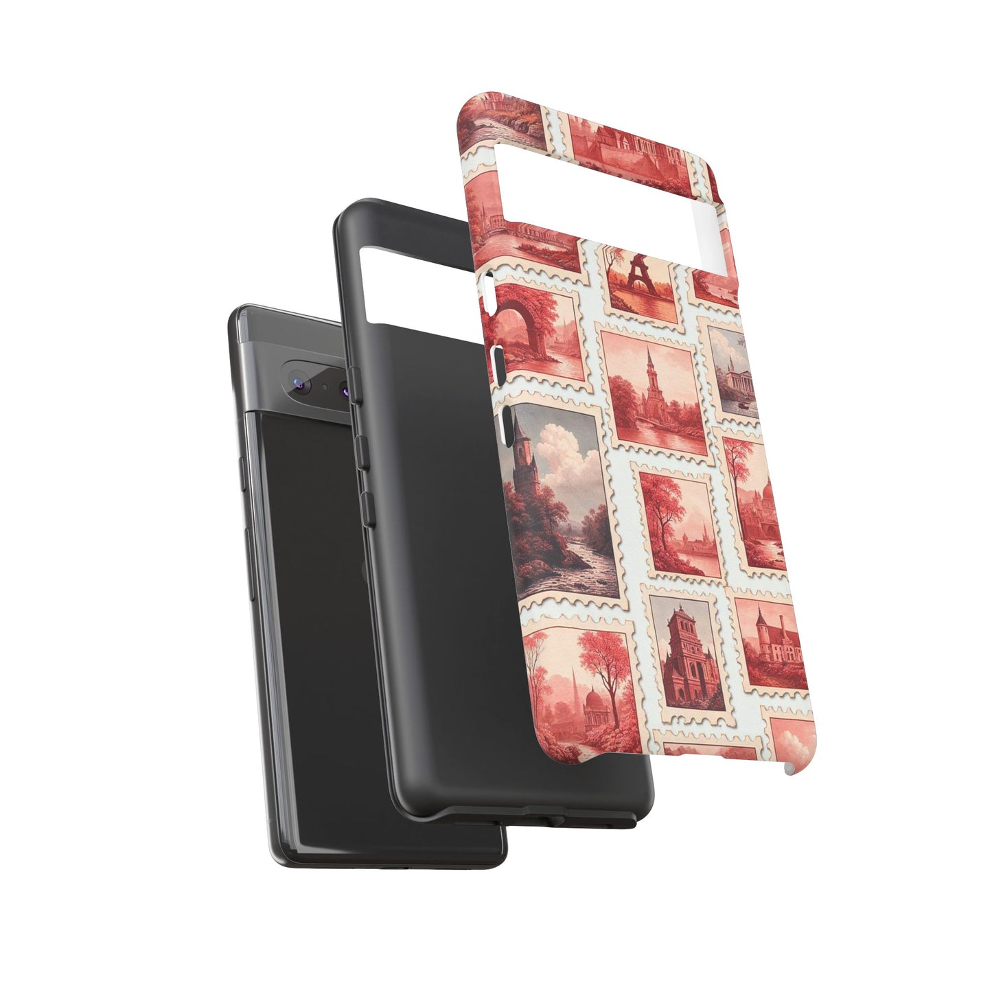 Vintage Postcard Stamps Phone Case