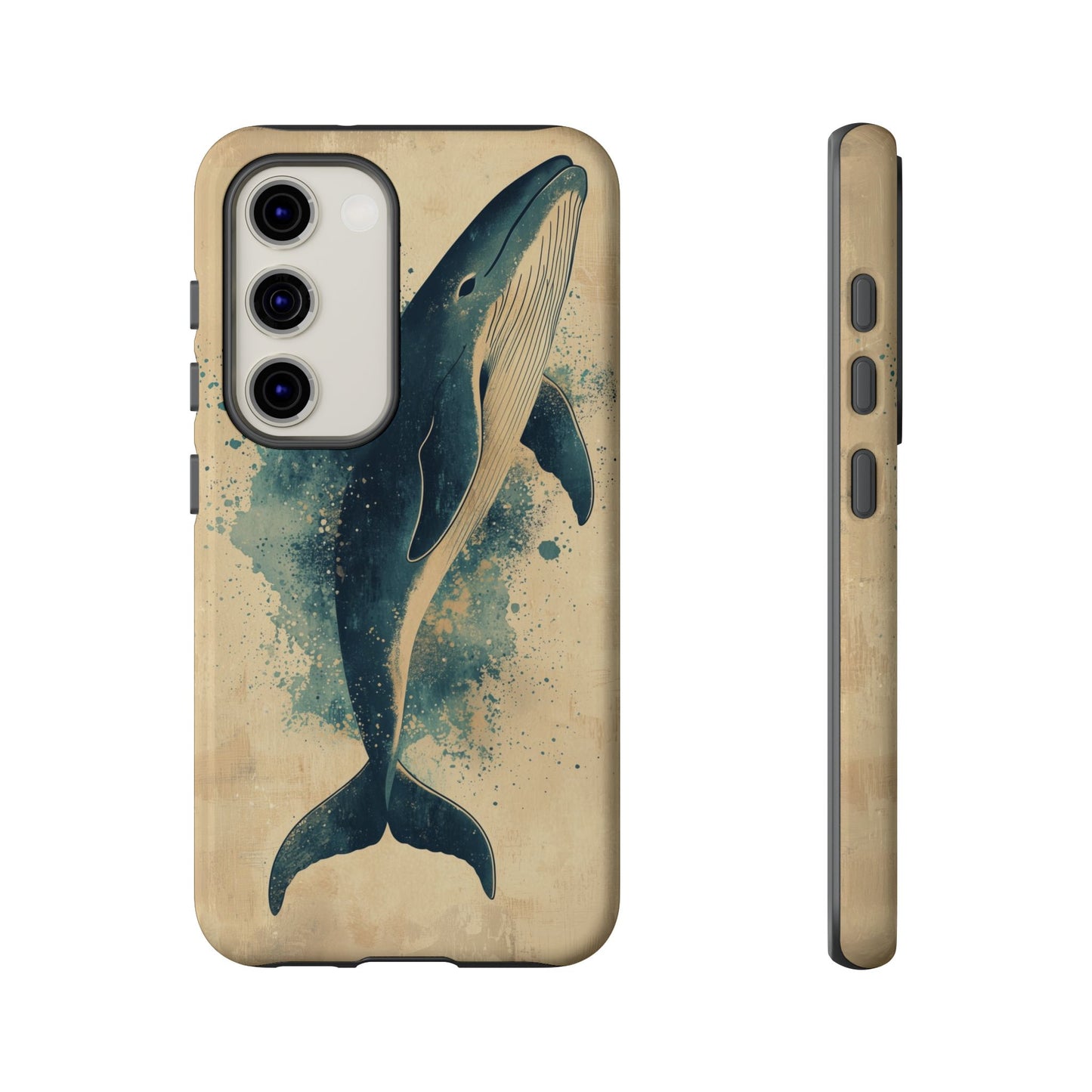Ocean Majesty: Watercolor Whale Case for iPhone, Samsung & Pixel