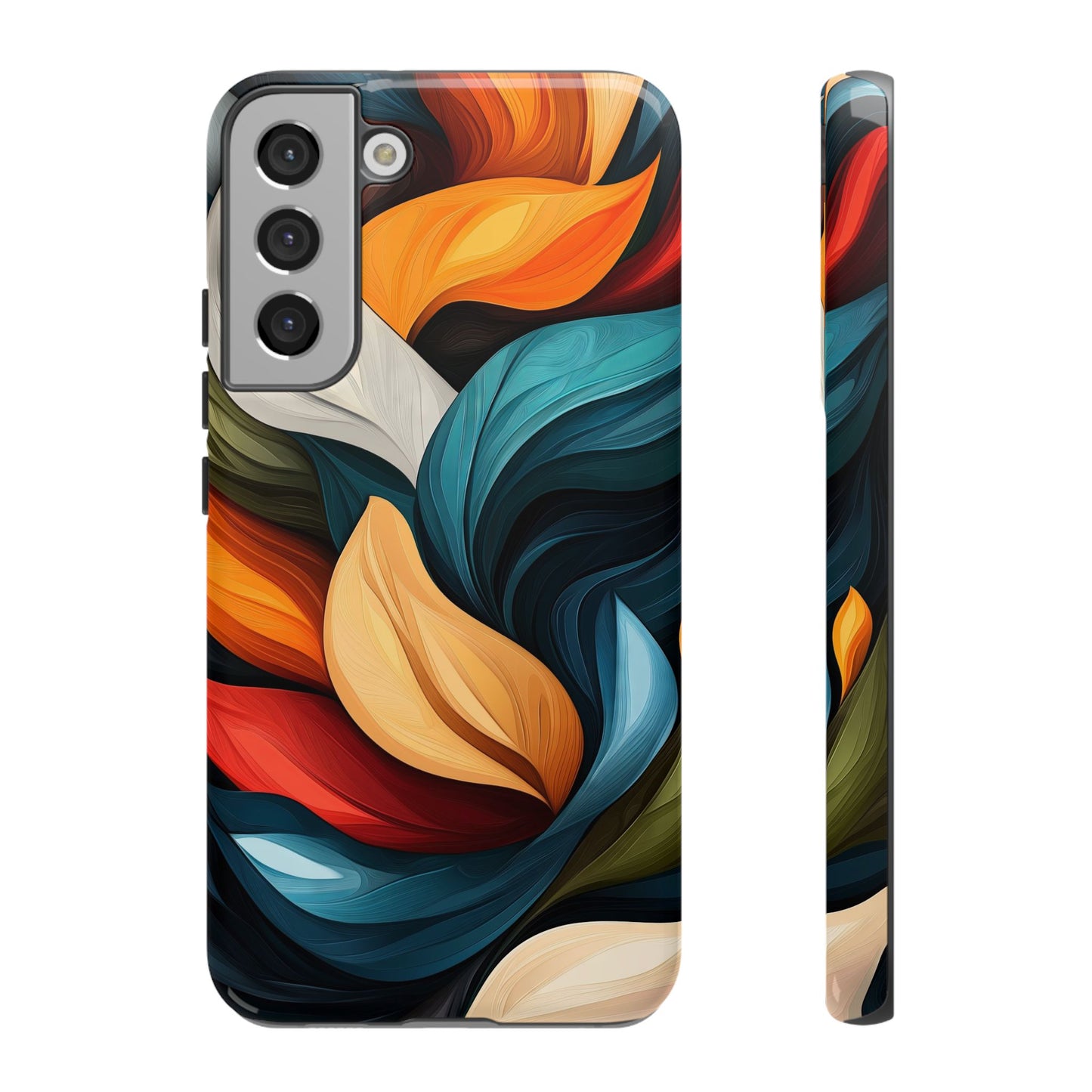 Floral Flow Abstract Phone Case – Nature-Inspired Design for iPhone, Google Pixel & Samsung