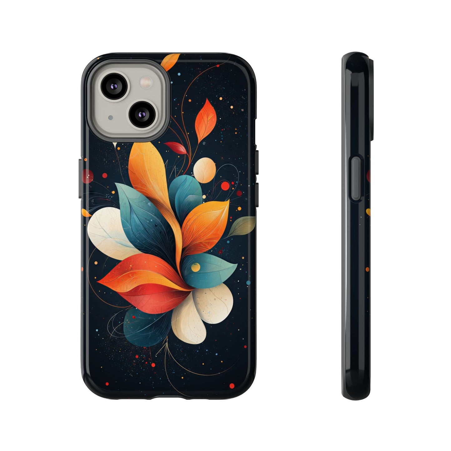 Midnight Bloom – Cosmic Floral Phone Case for iPhone, Pixel & Samsung