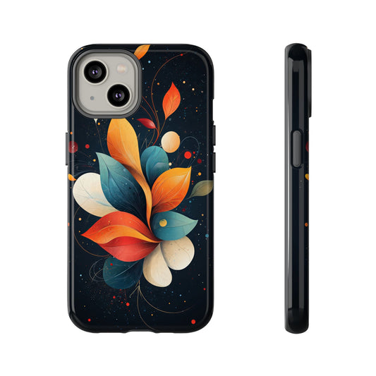 Midnight Bloom – Cosmic Floral Phone Case for iPhone, Pixel & Samsung