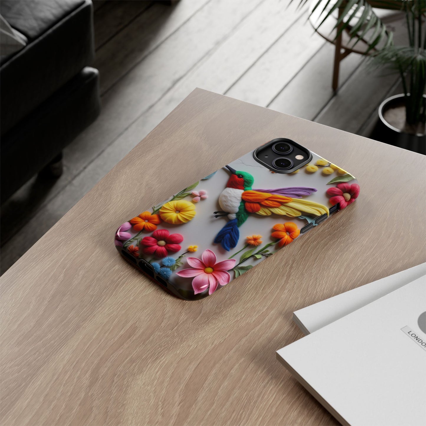 Elegant Hummingbird with Floral Mosaic Design | Nature's Artistic Vibes | Pixel 8 pro