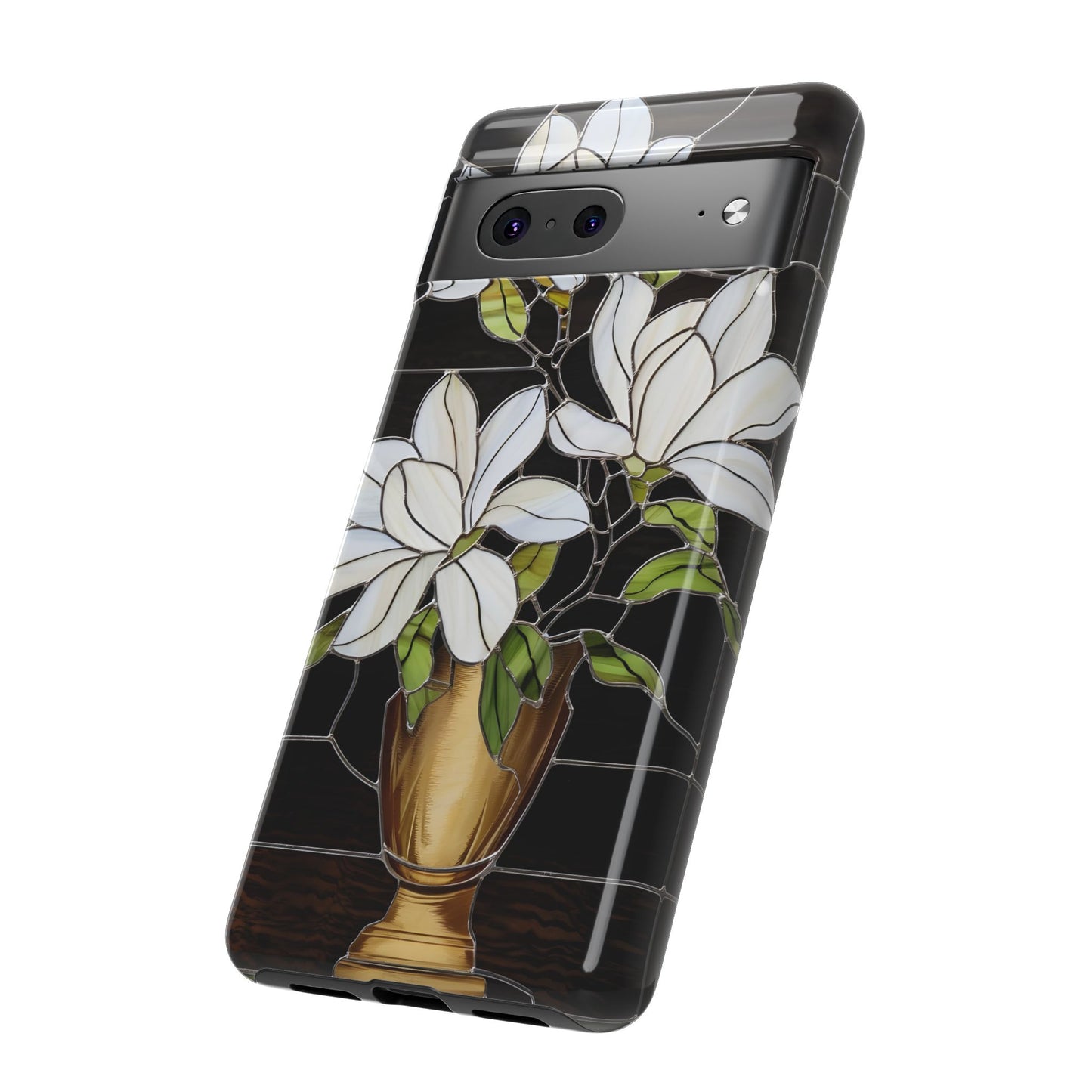 Stained Glass Floral Phone Case