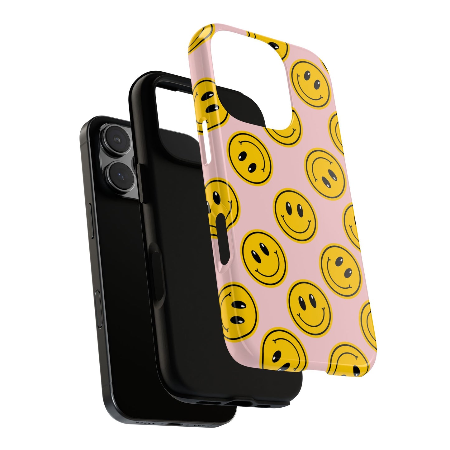 Retro Smiley Face Phone Case – Vintage Aesthetic Cover for iPhone, Samsung & Google Pixel