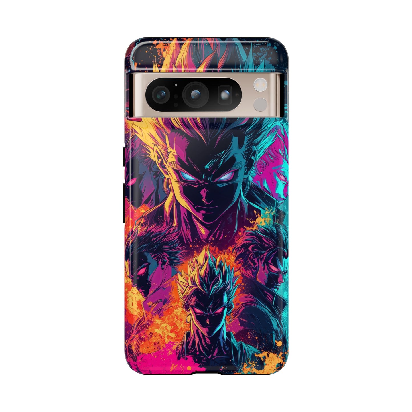 Multiverse Saiyan Rebellion | Comic-Style Anime Warriors Explosion Phone Case for iPhone, Samsung & Pixel