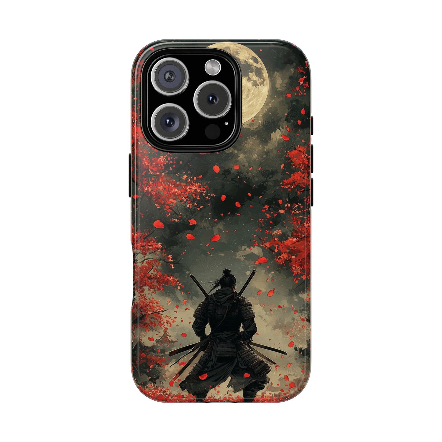 Moonlit Samurai: The Last Stand Phone Case for iPhone, Samsung & Pixel