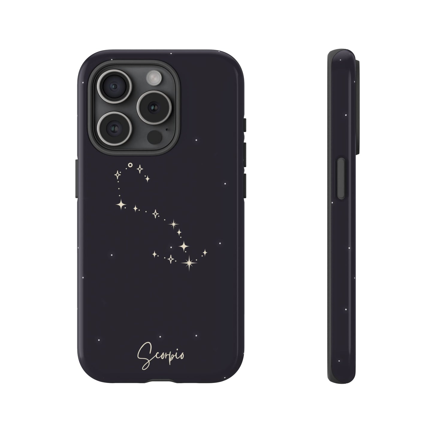 Scorpio Zodiac Night Sky Case – Mysterious Star Pattern – Cosmic Style for iPhone, Samsung & Google Pixel