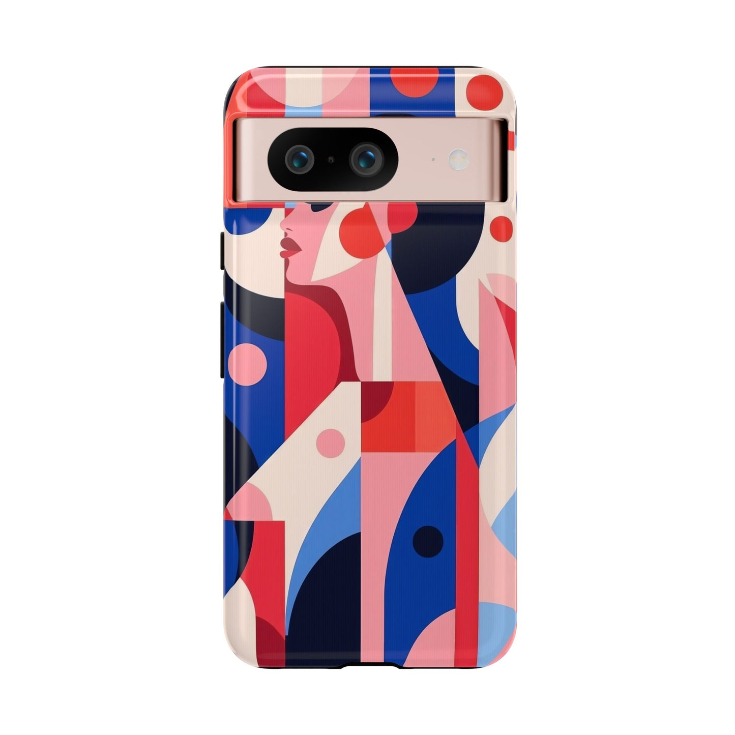 Modern Muse – Bold Abstract Portrait Phone Case for iPhone, Samsung & Pixel