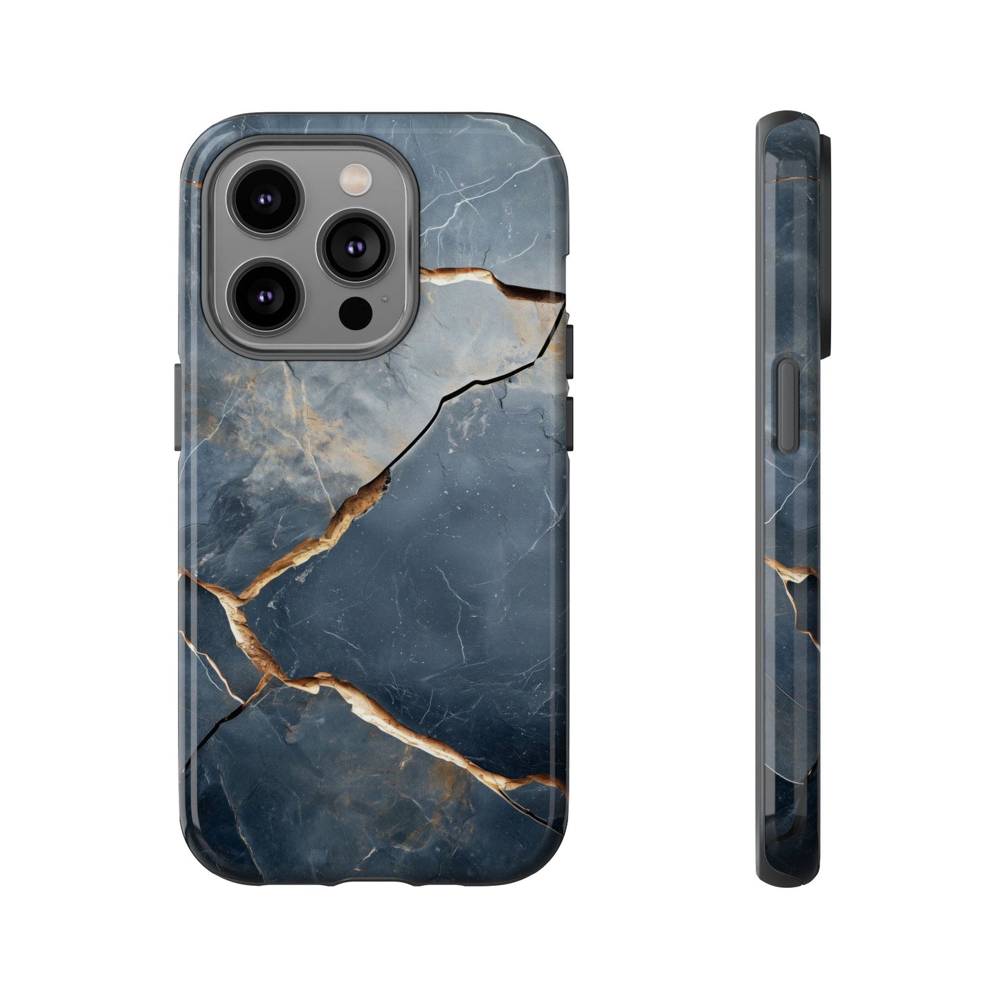 Cracked Marble Stone Phone Case for iPhone, Samsung & Google Pixel