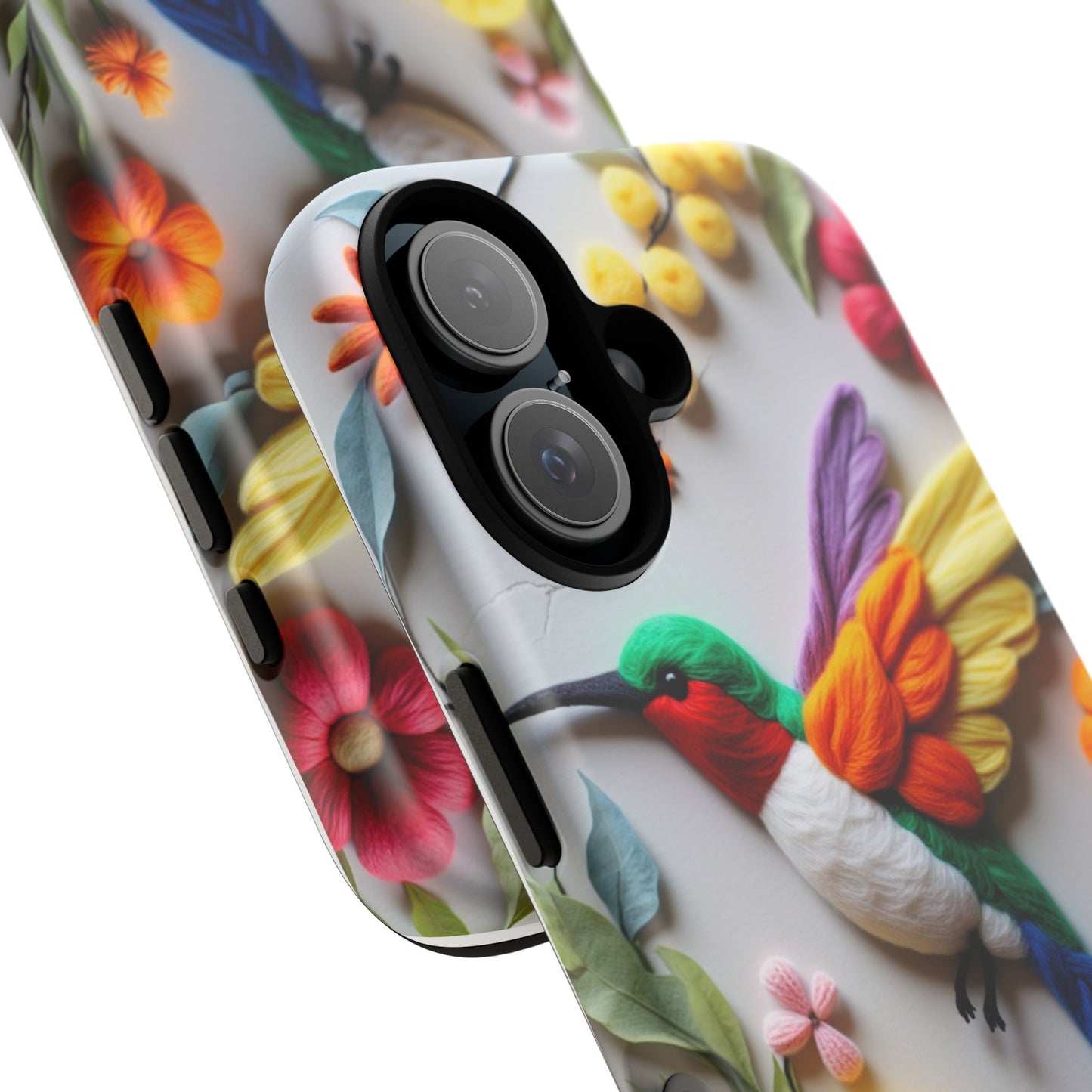 Elegant Hummingbird with Floral Mosaic Design | Nature's Artistic Vibes | Pixel 8 pro