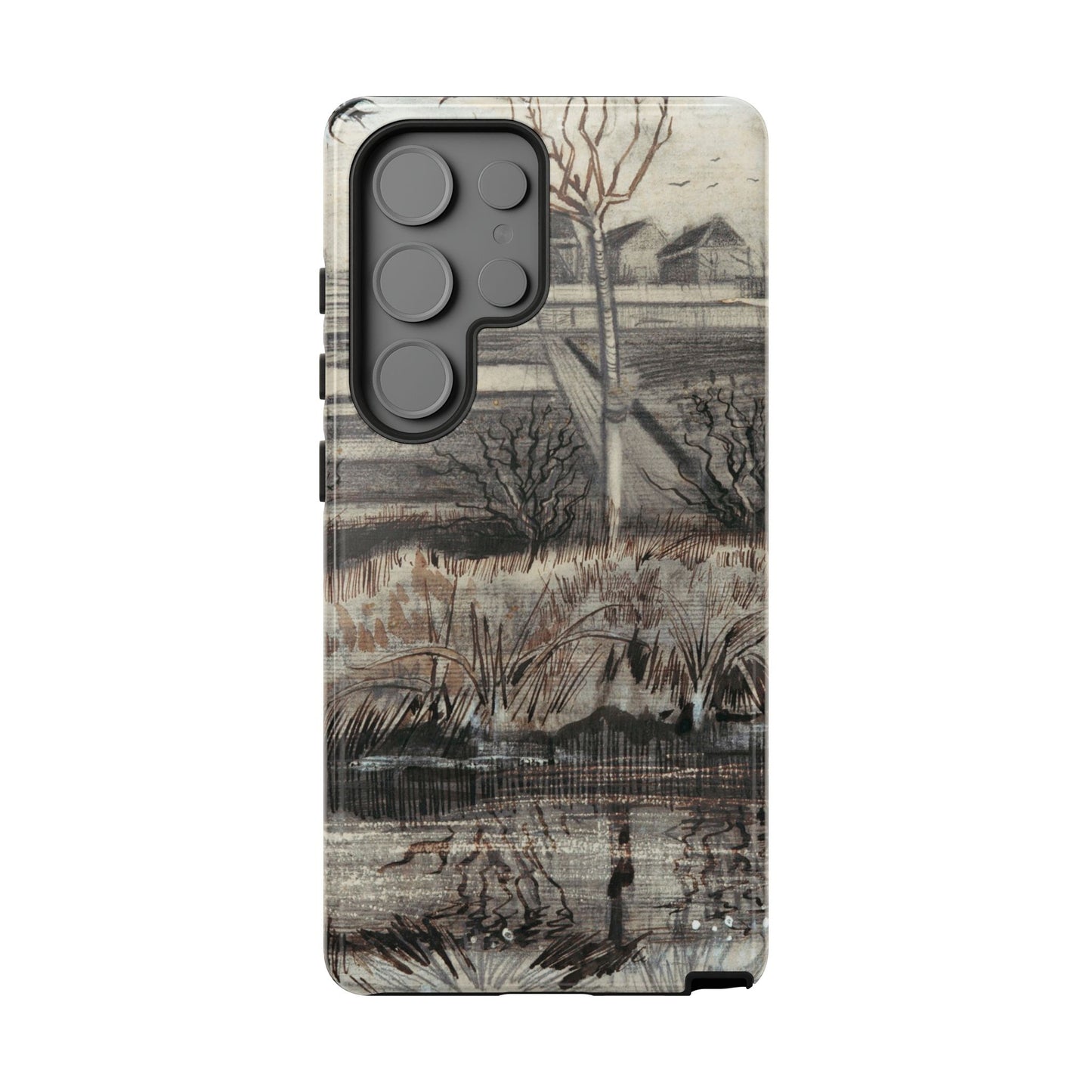 Vincent Van Gogh Lake Painting Phone Case - iPhone, Samsung, Google Pixel - Artistic Impressionist Cover