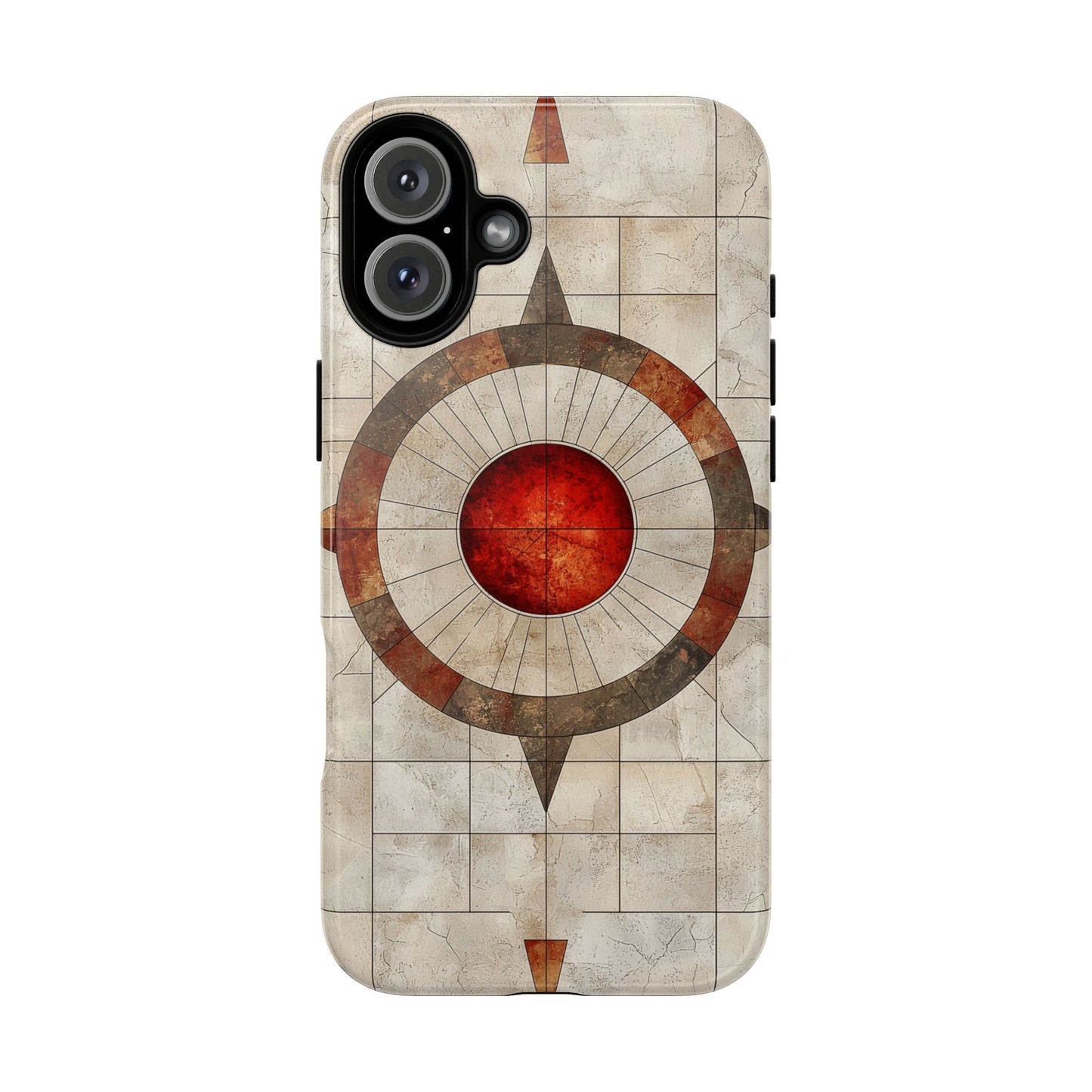 Boho Stone Compass Phone Case for iPhone, Pixel & Samsung