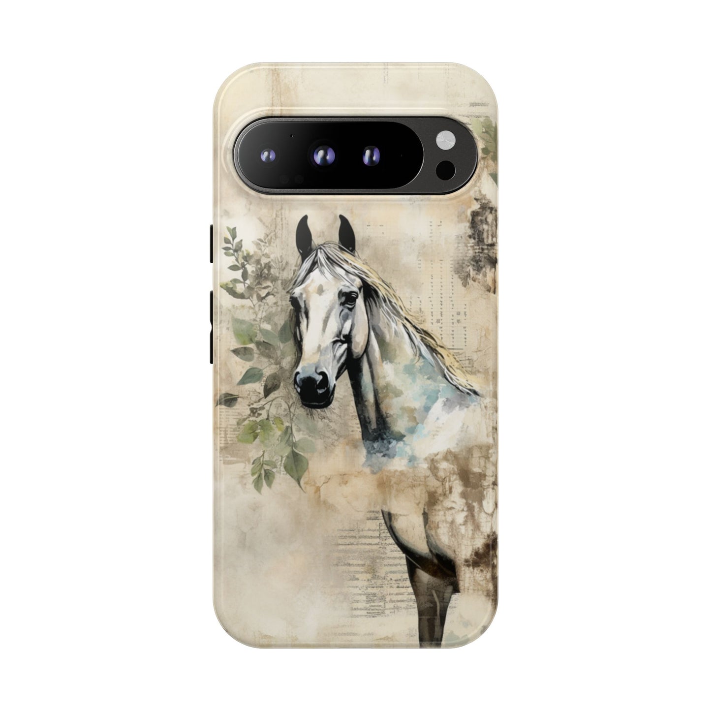 Watercolor Horse Print Phone Case - iPhone, Samsung & Google Pixel Cover - Artistic Equestrian Phone Case, Animal Lover Gift