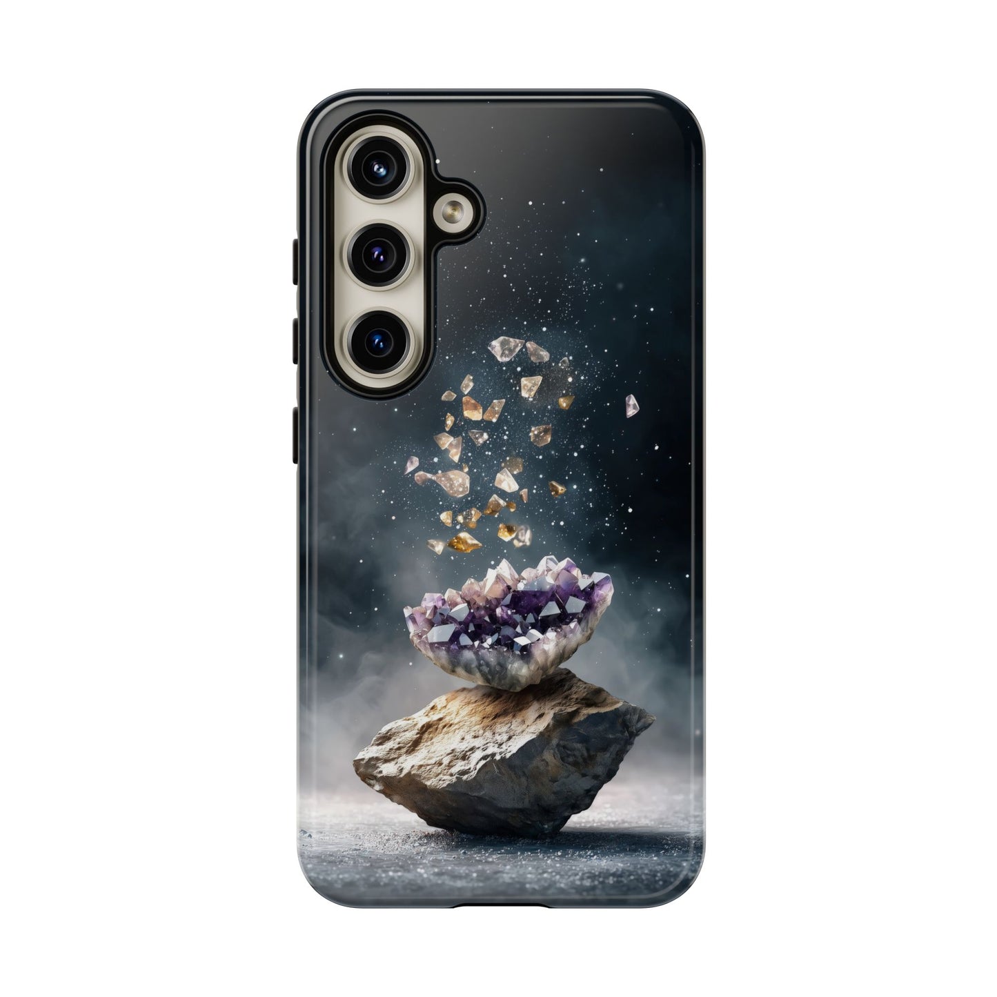 Mystic Amethyst Stones Phone Case for iPhone, Samsung & Google Pixel