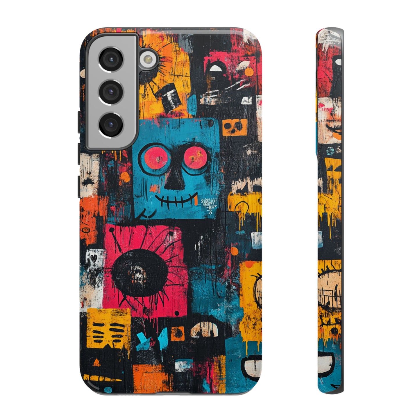 Jean-Michel Basquiat Art Phone Case – Modern Aesthetic Cover - iPhone, Samsung & Google Pixel Cover - Artistic Painting Case, Art Lover Gift