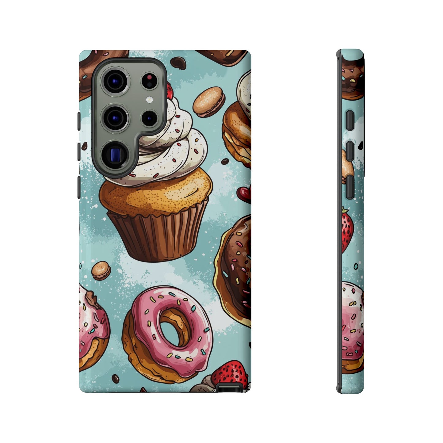 Sweet Bliss: Anime Dessert Delight Phone Case for iPhone, Samsung, Google Pixel