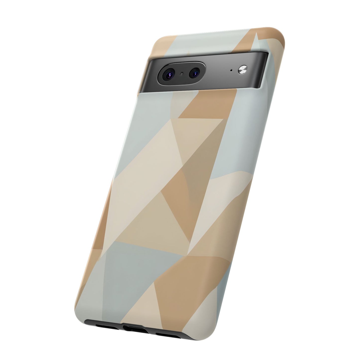 Neutral Geometrical Triangular Abstract Pattern