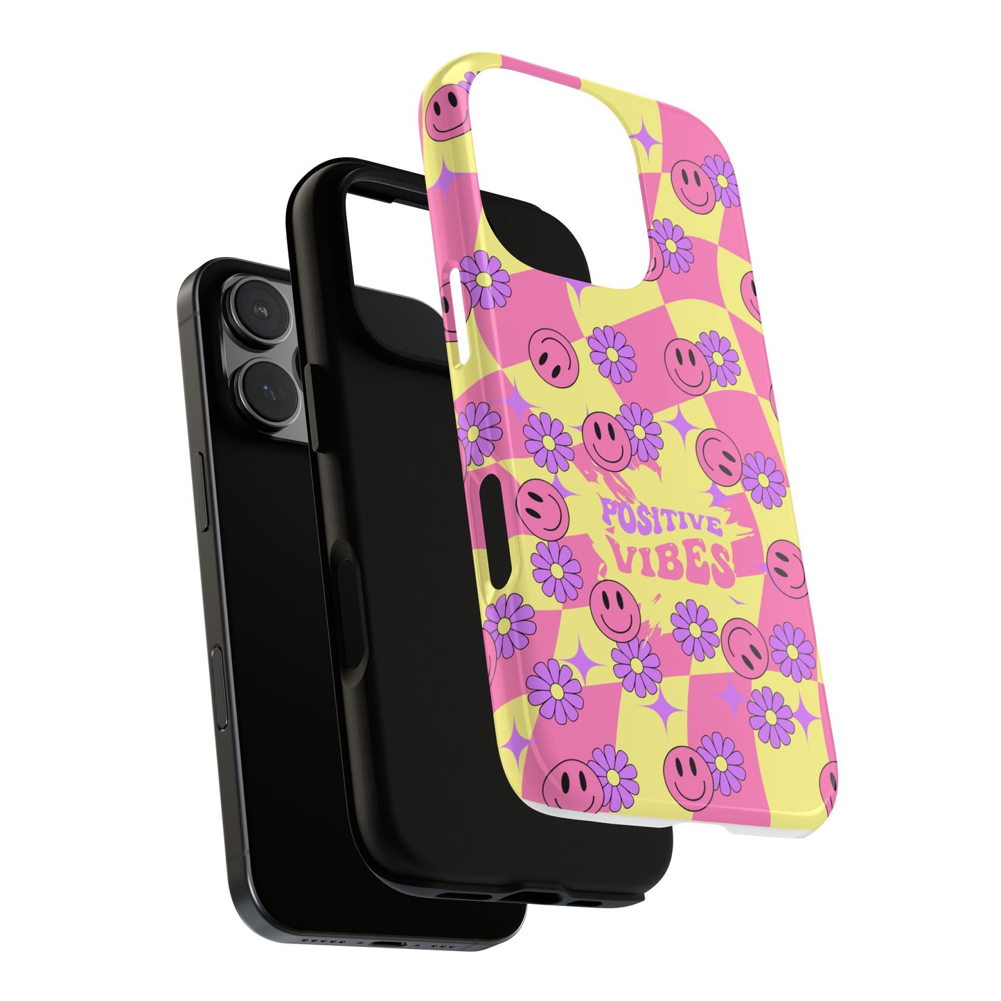 Positive Vibes Phone Case β Aesthetic Motivational Cover for iPhone, Samsung & Google Pixel