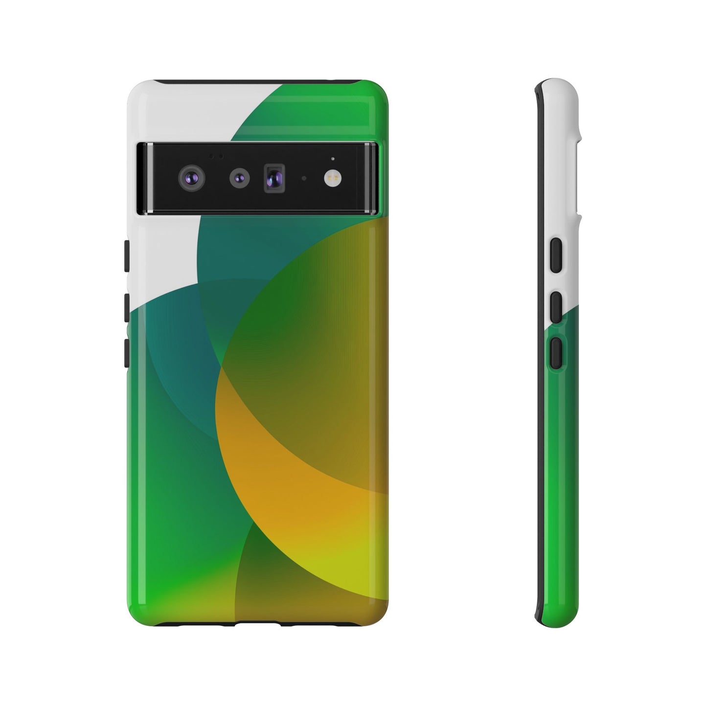 Verdant Bloom – Abstract Gradient Phone Case for iPhone, Samsung & Pixel