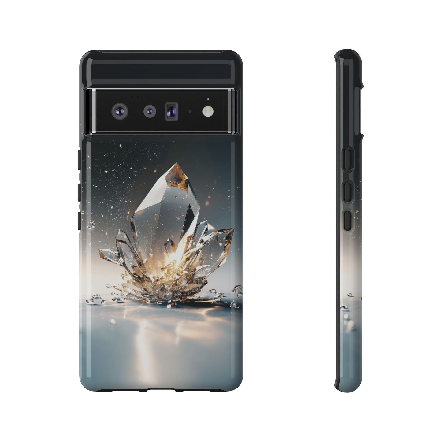 Shattered Crystal Matching Couple Phone Case β Bold & Dazzling for iPhone, Samsung & Google Pixel