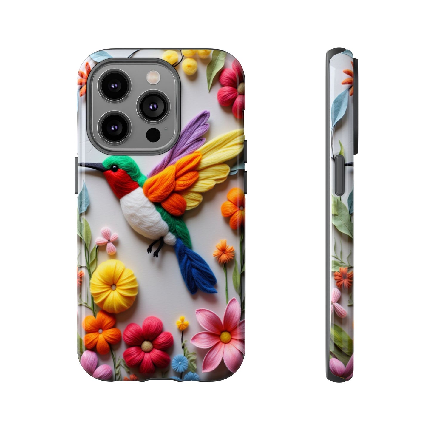 Elegant Hummingbird with Floral Mosaic Design | Nature's Artistic Vibes | Pixel 8 pro