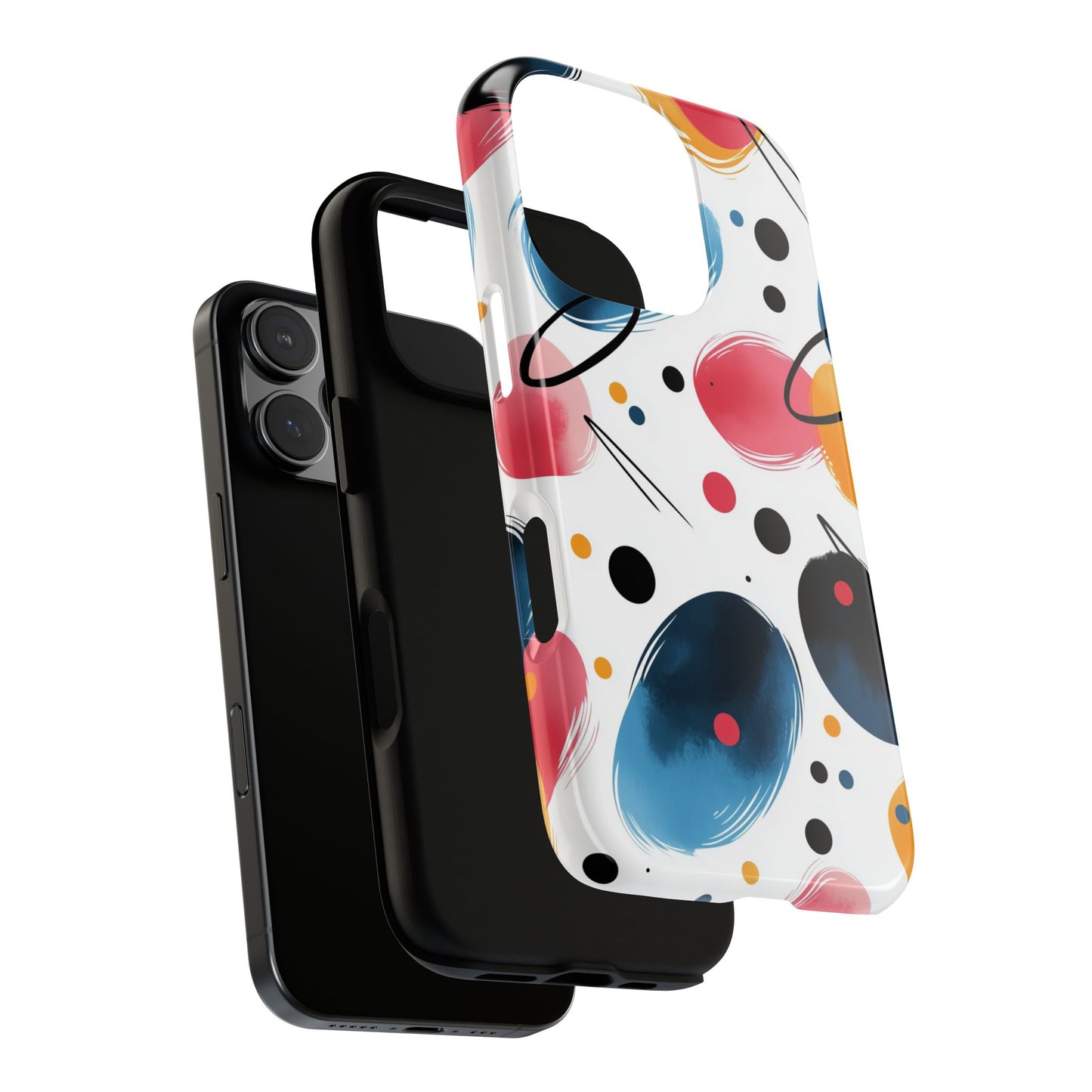 Retro Memphis Vibes – Abstract Art Phone Case for iPhone, google Pixel & Samsung